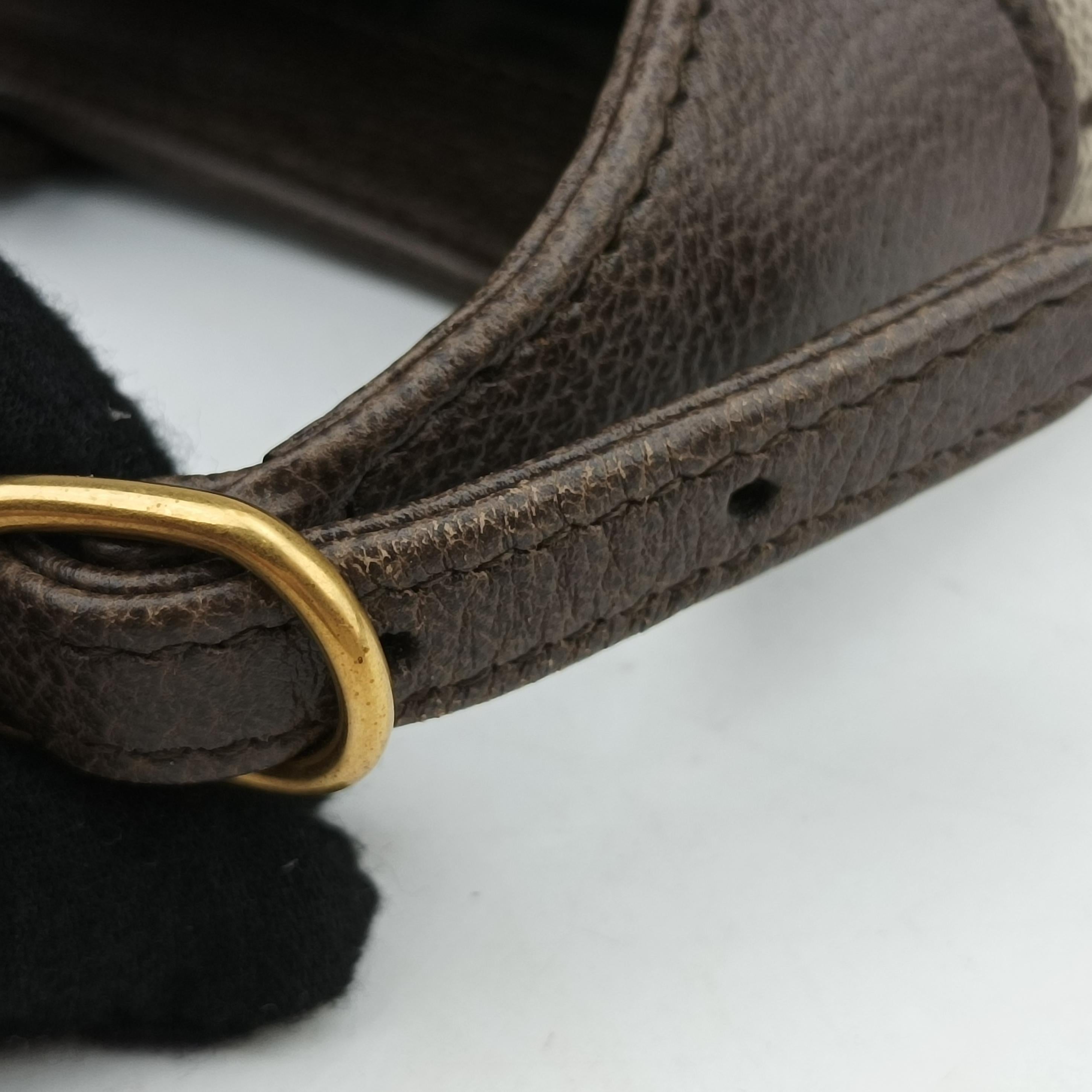 GG Supreme Brown PVC coated canvas leather 680132.0001.R.493075GGスプリーム ブラウン PVCコーティングキャンバス レザー 680132.0001.R.493075