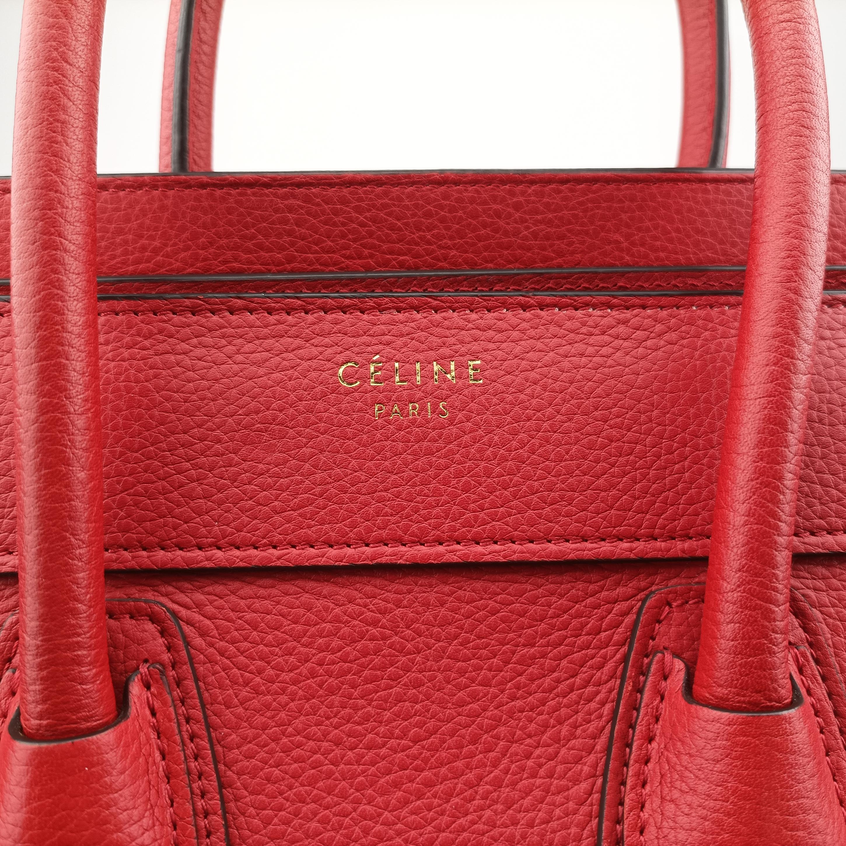 Luggage Micro shopper Red Leather F-LA-0154 F-CT-0134ラゲージマイクロショッパー レッド レザー F-LA-0154 F-CT-0134