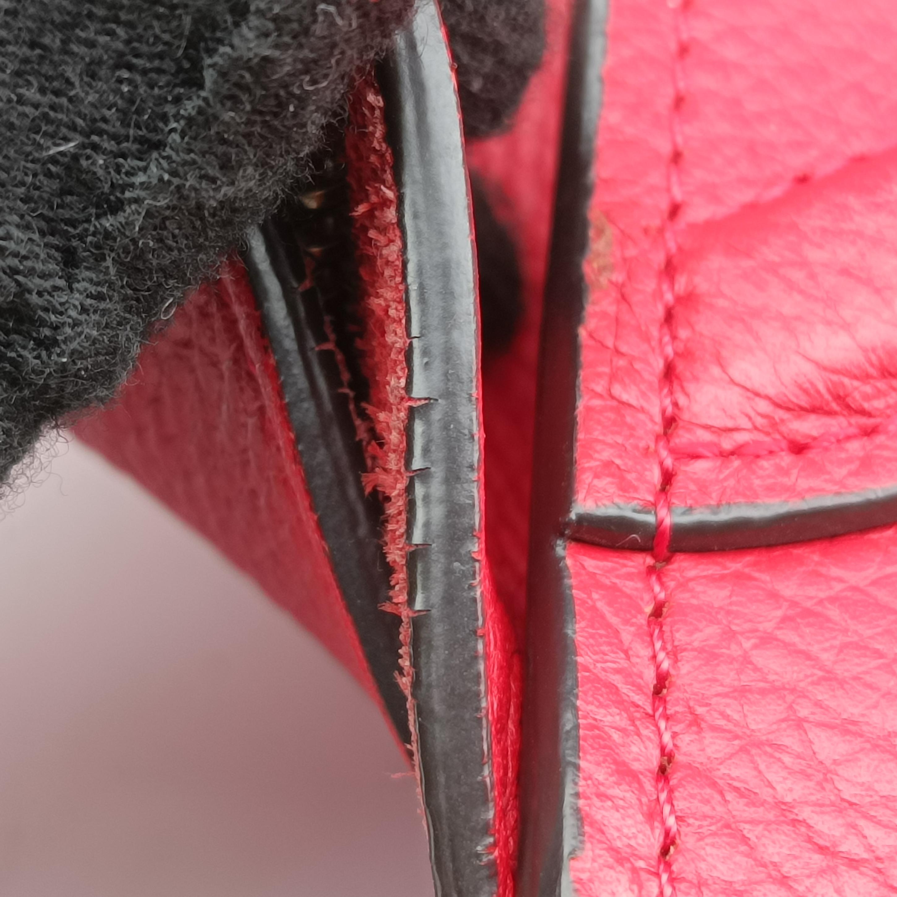 Luggage Micro shopper Red Leather F-LA-0154 F-CT-0134ラゲージマイクロショッパー レッド レザー F-LA-0154 F-CT-0134