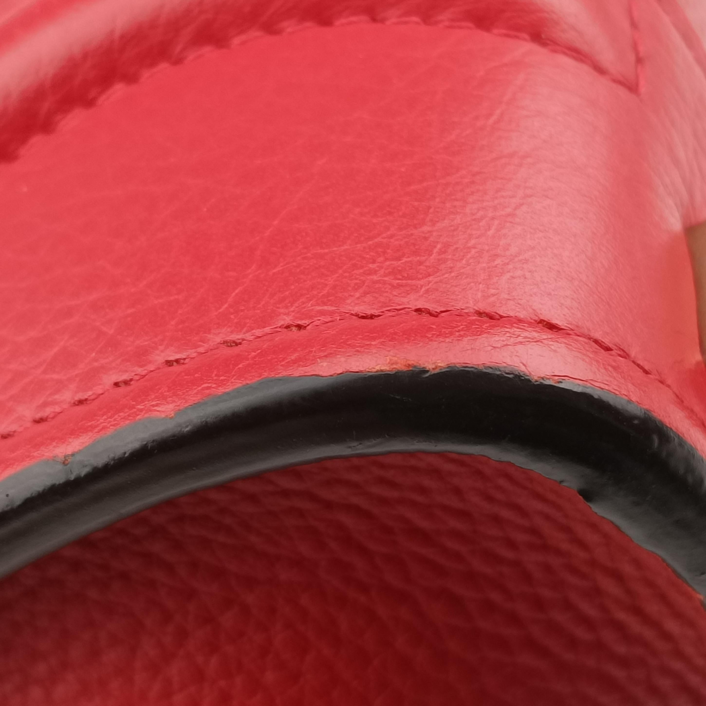 Luggage Micro shopper Red Leather F-LA-0154 F-CT-0134ラゲージマイクロショッパー レッド レザー F-LA-0154 F-CT-0134