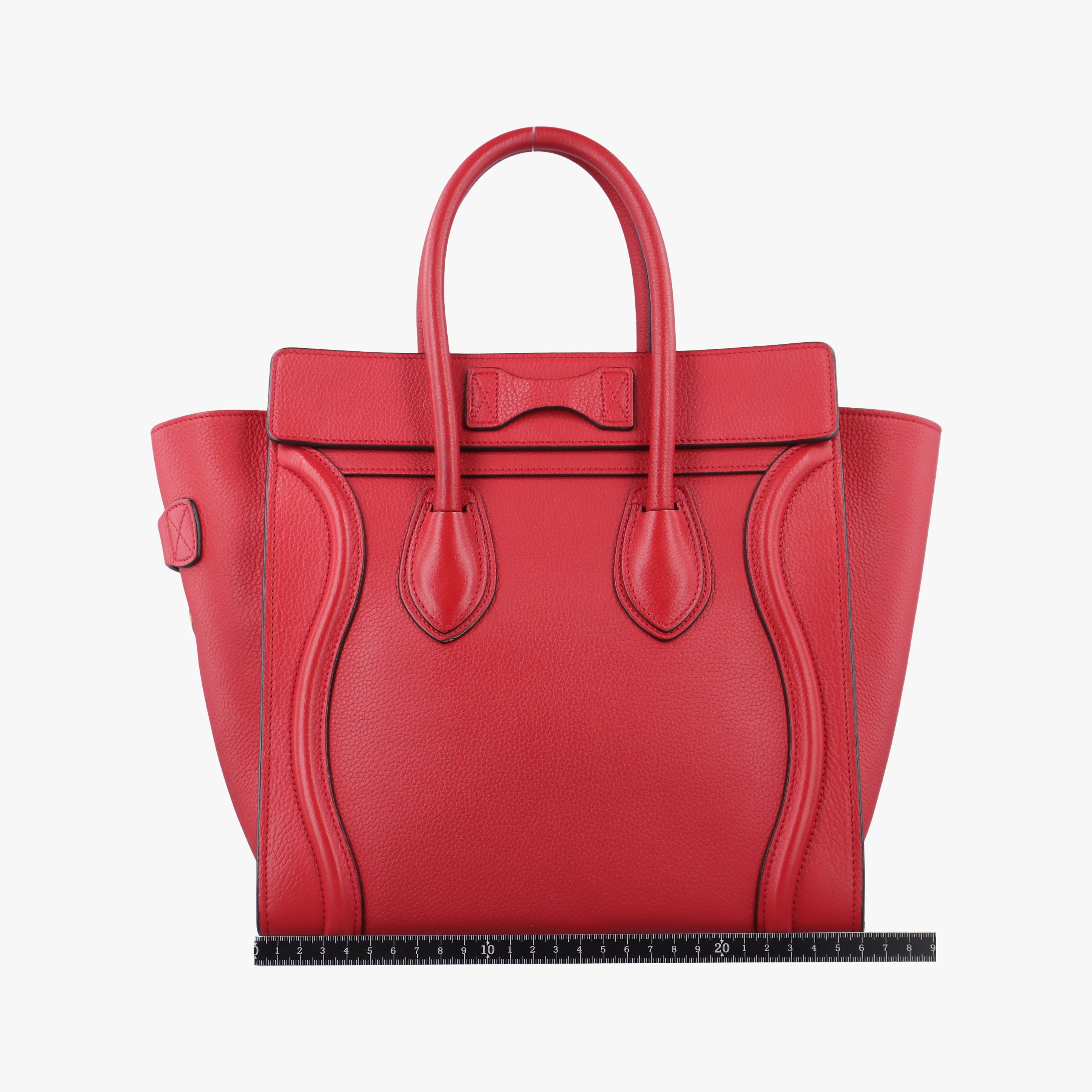 Luggage Micro shopper Red Leather F-LA-0154 F-CT-0134ラゲージマイクロショッパー レッド レザー F-LA-0154 F-CT-0134