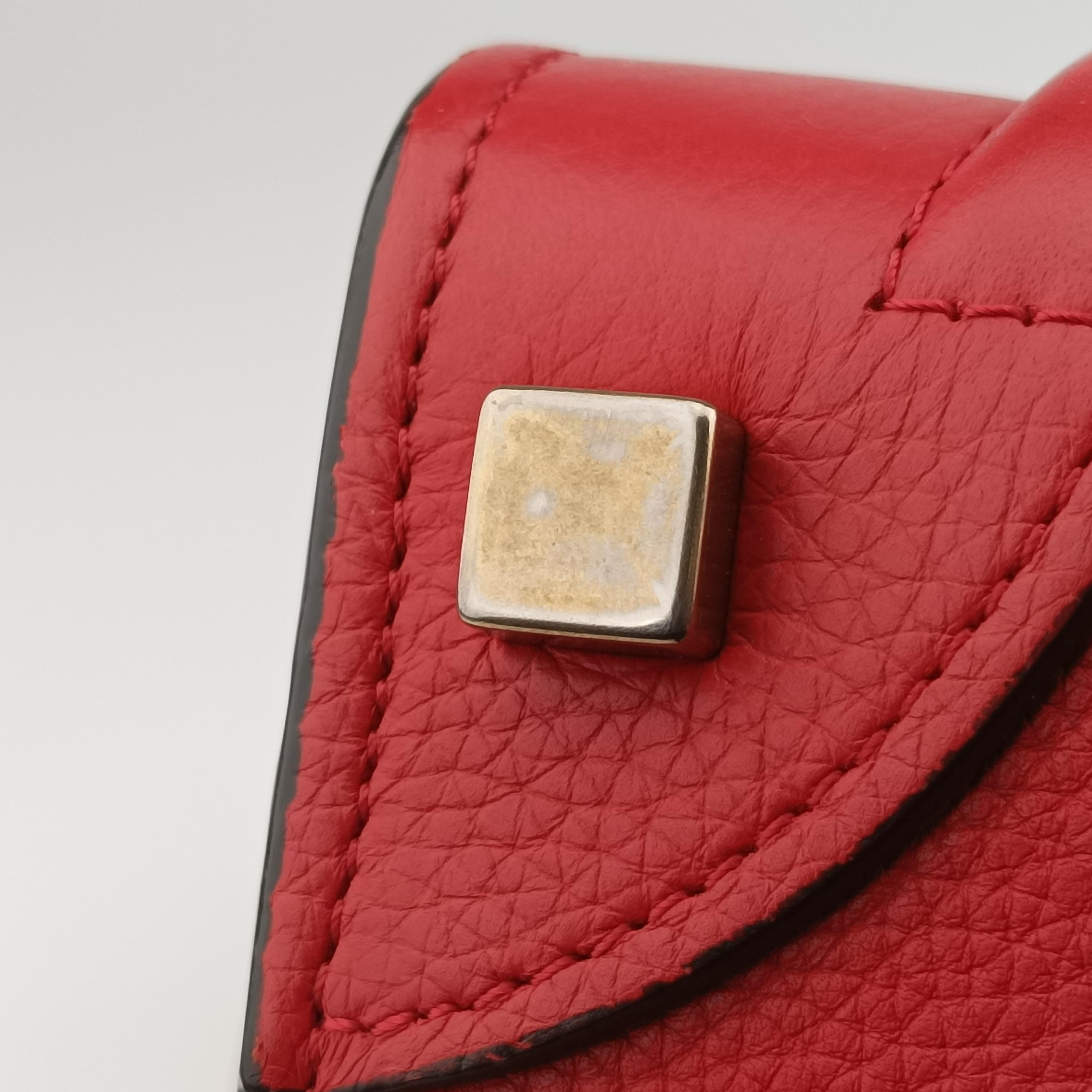 Luggage Micro shopper Red Leather F-LA-0154 F-CT-0134ラゲージマイクロショッパー レッド レザー F-LA-0154 F-CT-0134