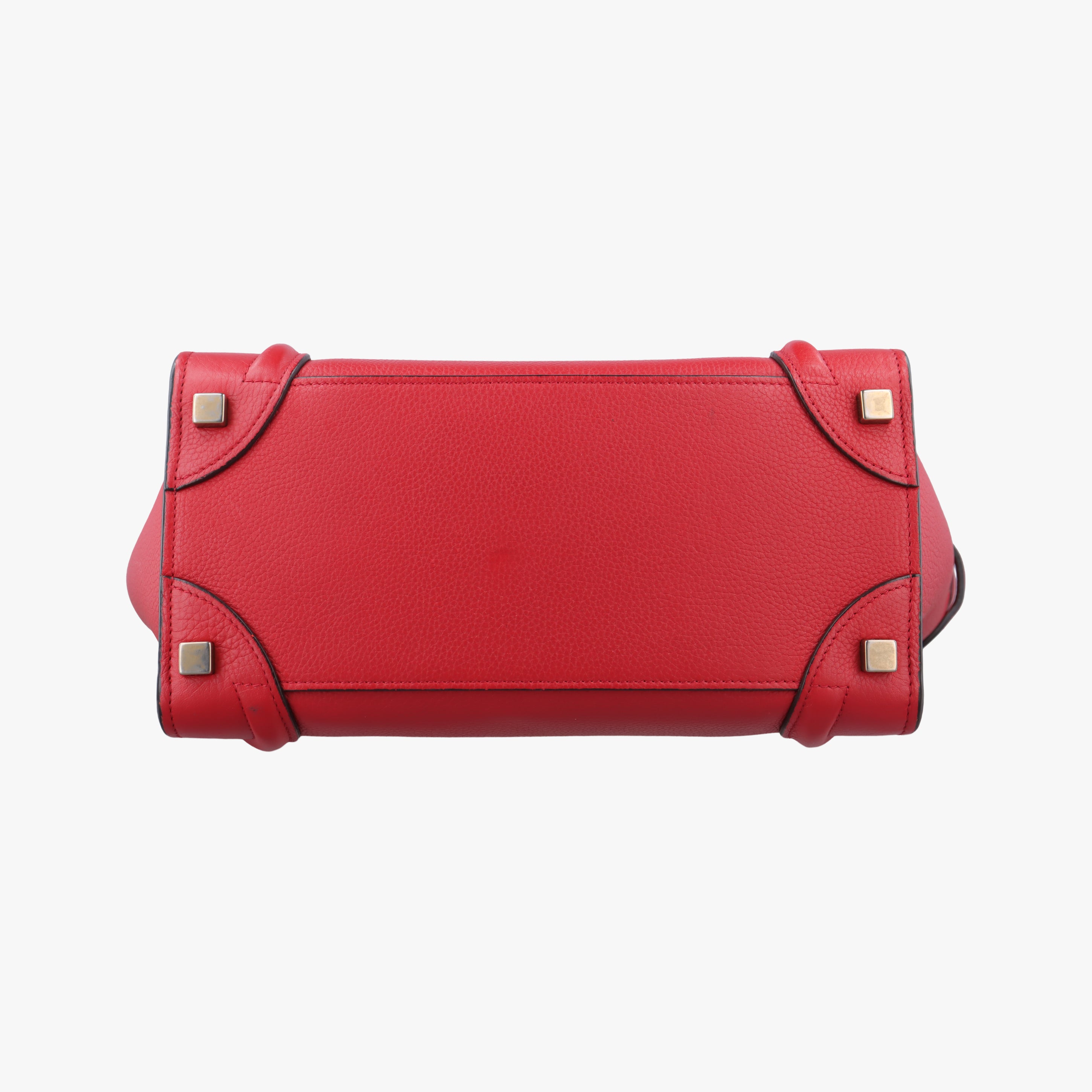 Luggage Micro shopper Red Leather F-LA-0154 F-CT-0134ラゲージマイクロショッパー レッド レザー F-LA-0154 F-CT-0134