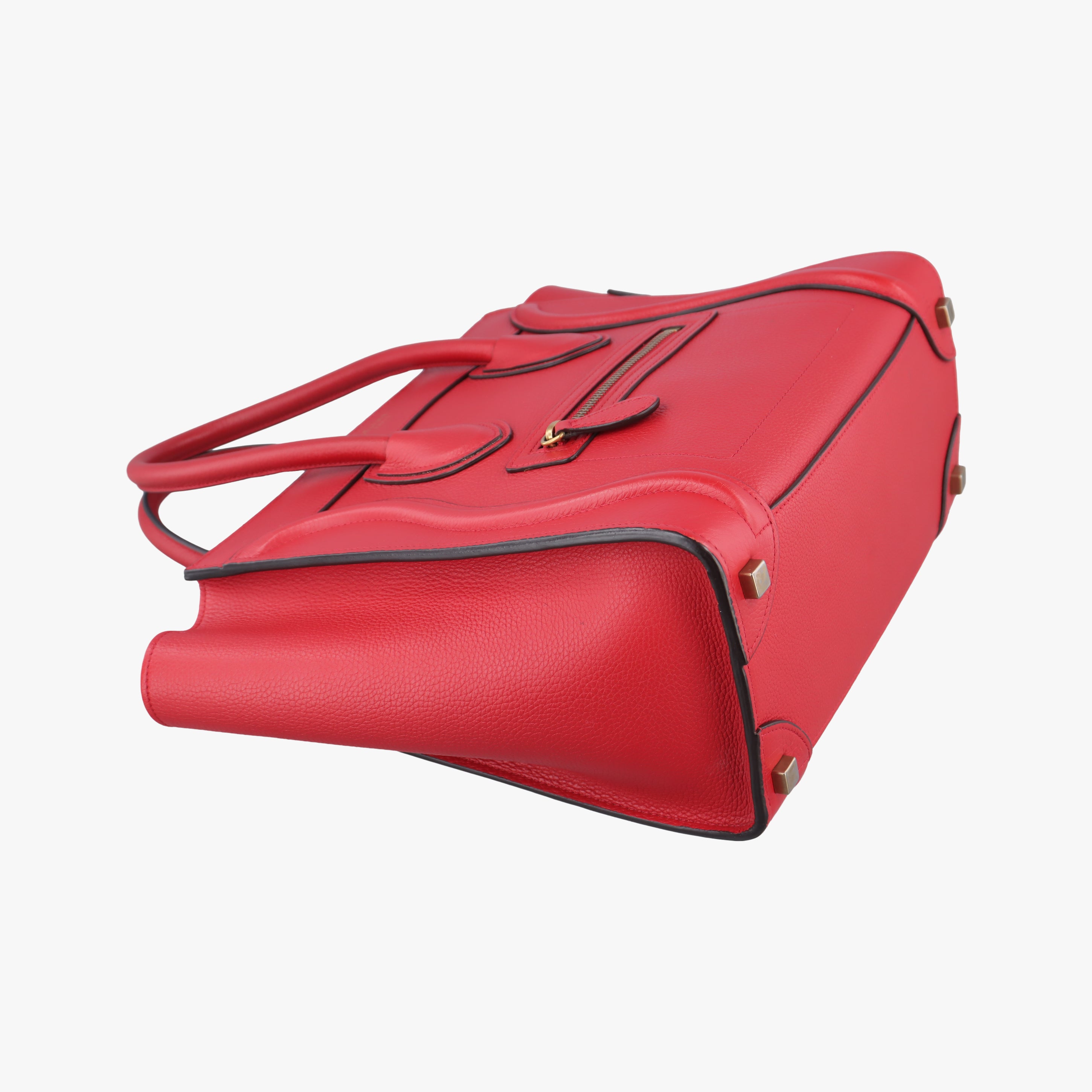 Luggage Micro shopper Red Leather F-LA-0154 F-CT-0134ラゲージマイクロショッパー レッド レザー F-LA-0154 F-CT-0134