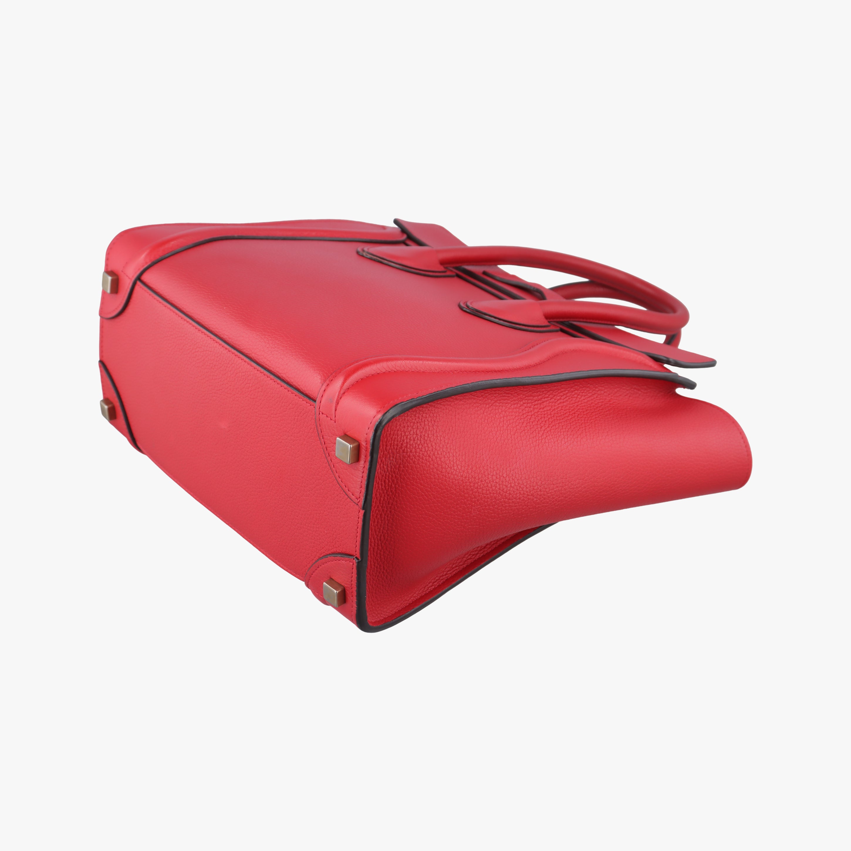 Luggage Micro shopper Red Leather F-LA-0154 F-CT-0134ラゲージマイクロショッパー レッド レザー F-LA-0154 F-CT-0134