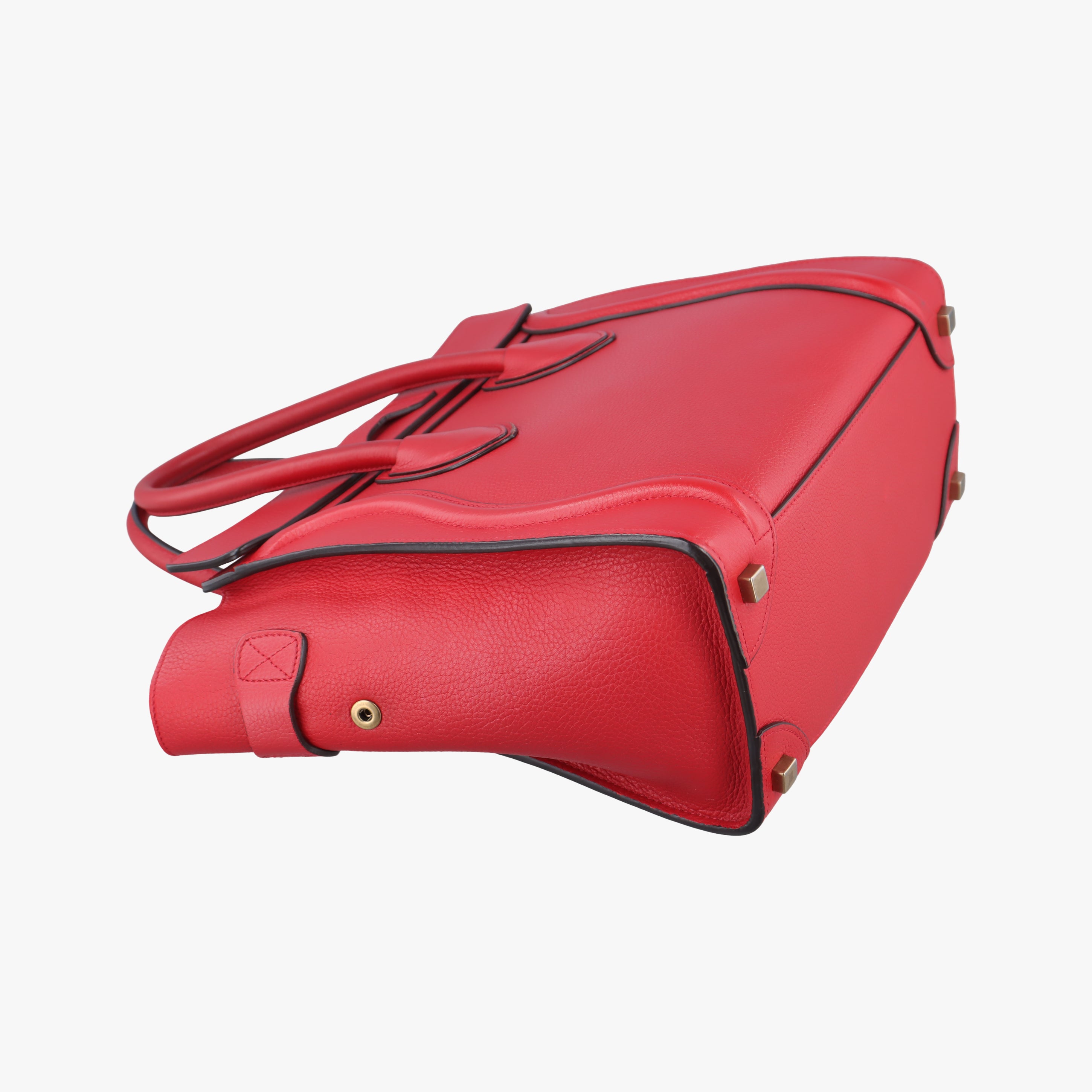Luggage Micro shopper Red Leather F-LA-0154 F-CT-0134ラゲージマイクロショッパー レッド レザー F-LA-0154 F-CT-0134