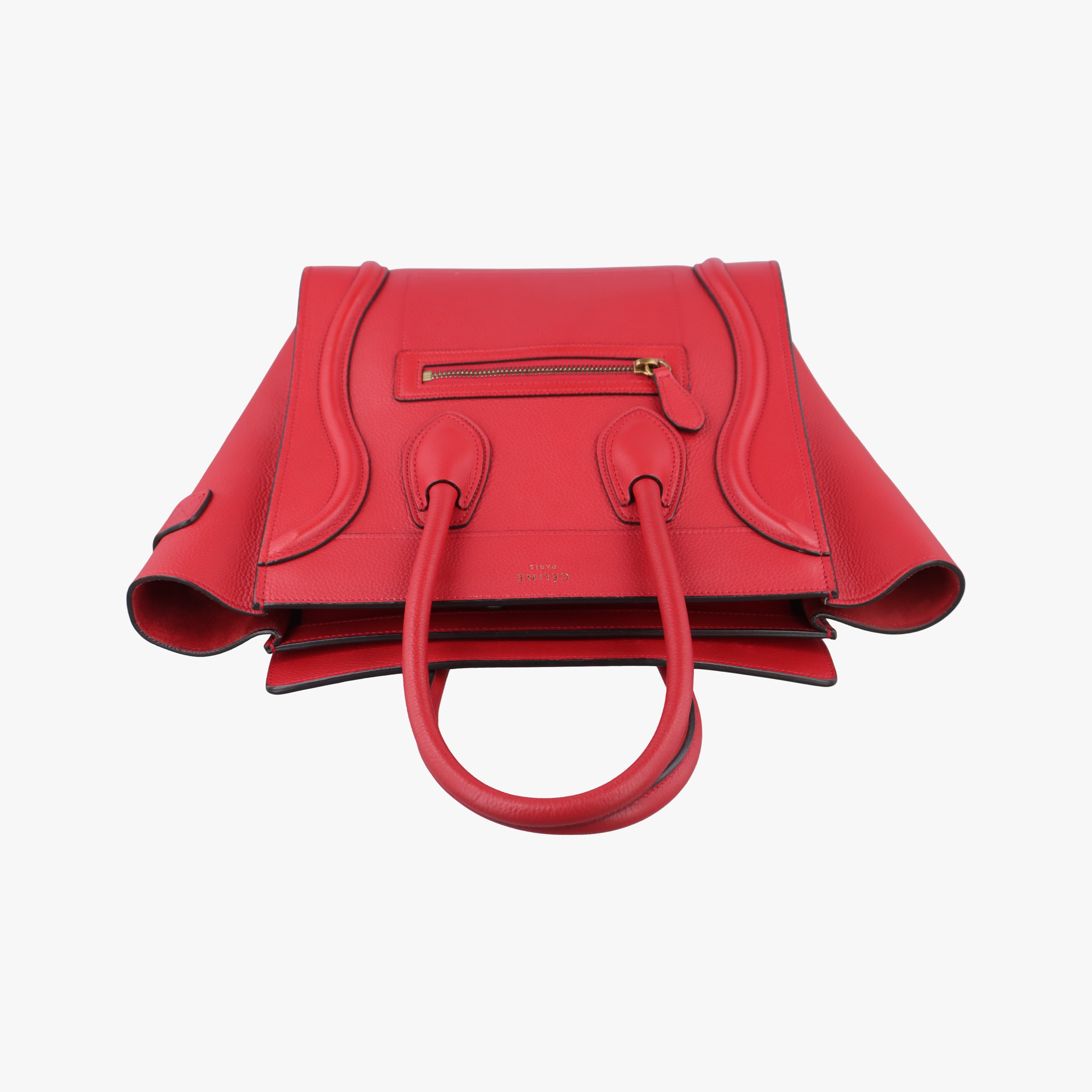 Luggage Micro shopper Red Leather F-LA-0154 F-CT-0134ラゲージマイクロショッパー レッド レザー F-LA-0154 F-CT-0134