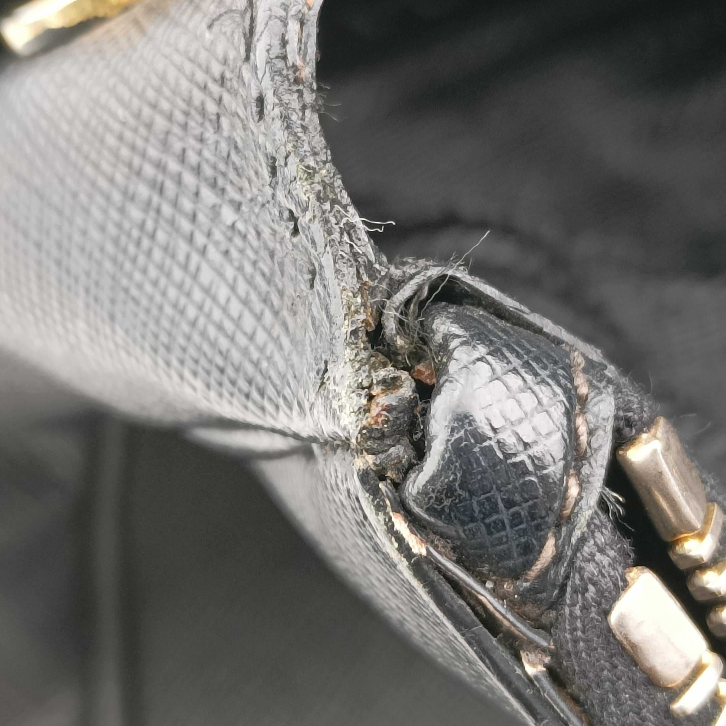 Galleria Black SAFFIANO Leather 1BA274 117ガレリア ブラック サフィアーノレザー 1BA274 117