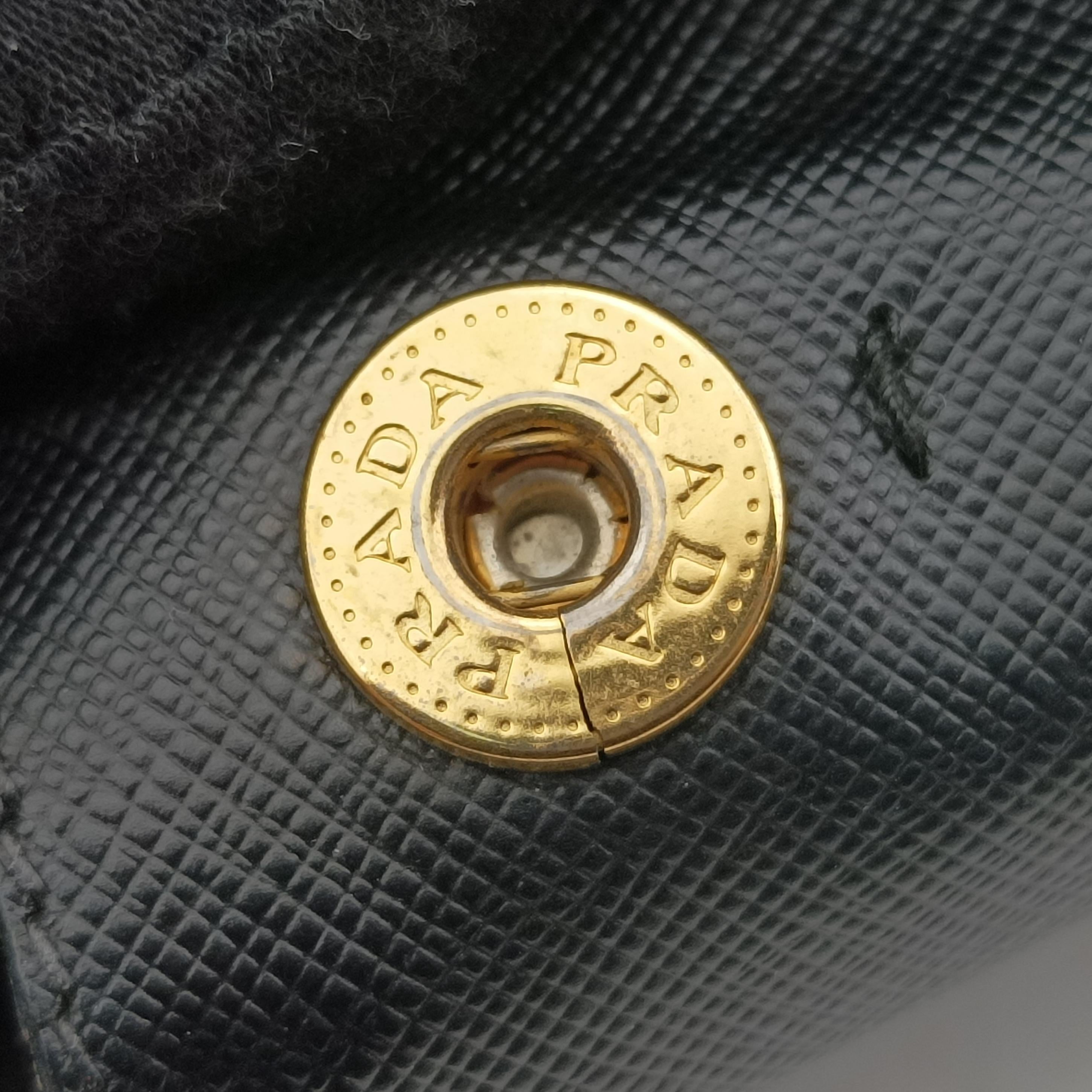 Galleria Black SAFFIANO Leather 1BA274 117ガレリア ブラック サフィアーノレザー 1BA274 117