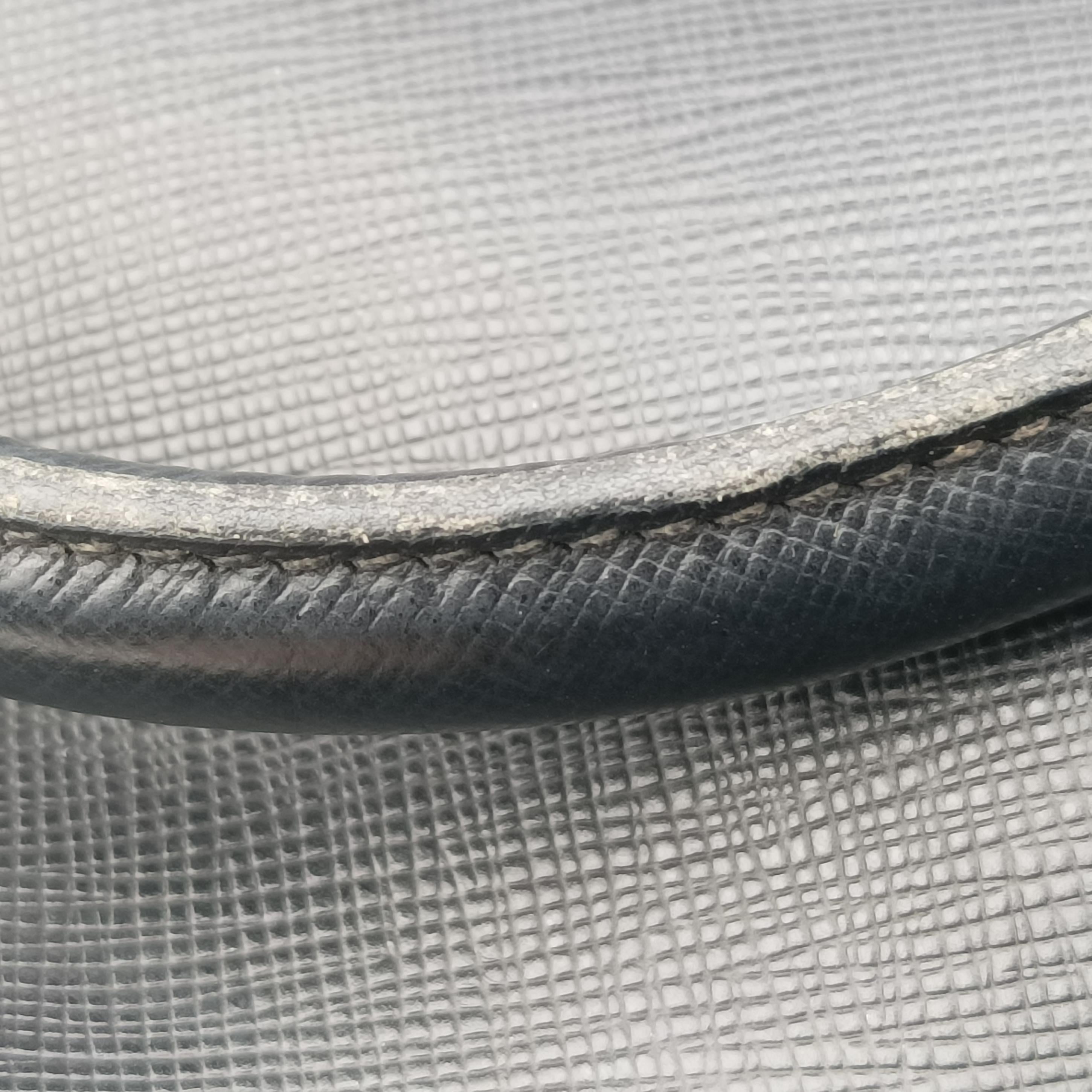 Galleria Black SAFFIANO Leather 1BA274 117ガレリア ブラック サフィアーノレザー 1BA274 117