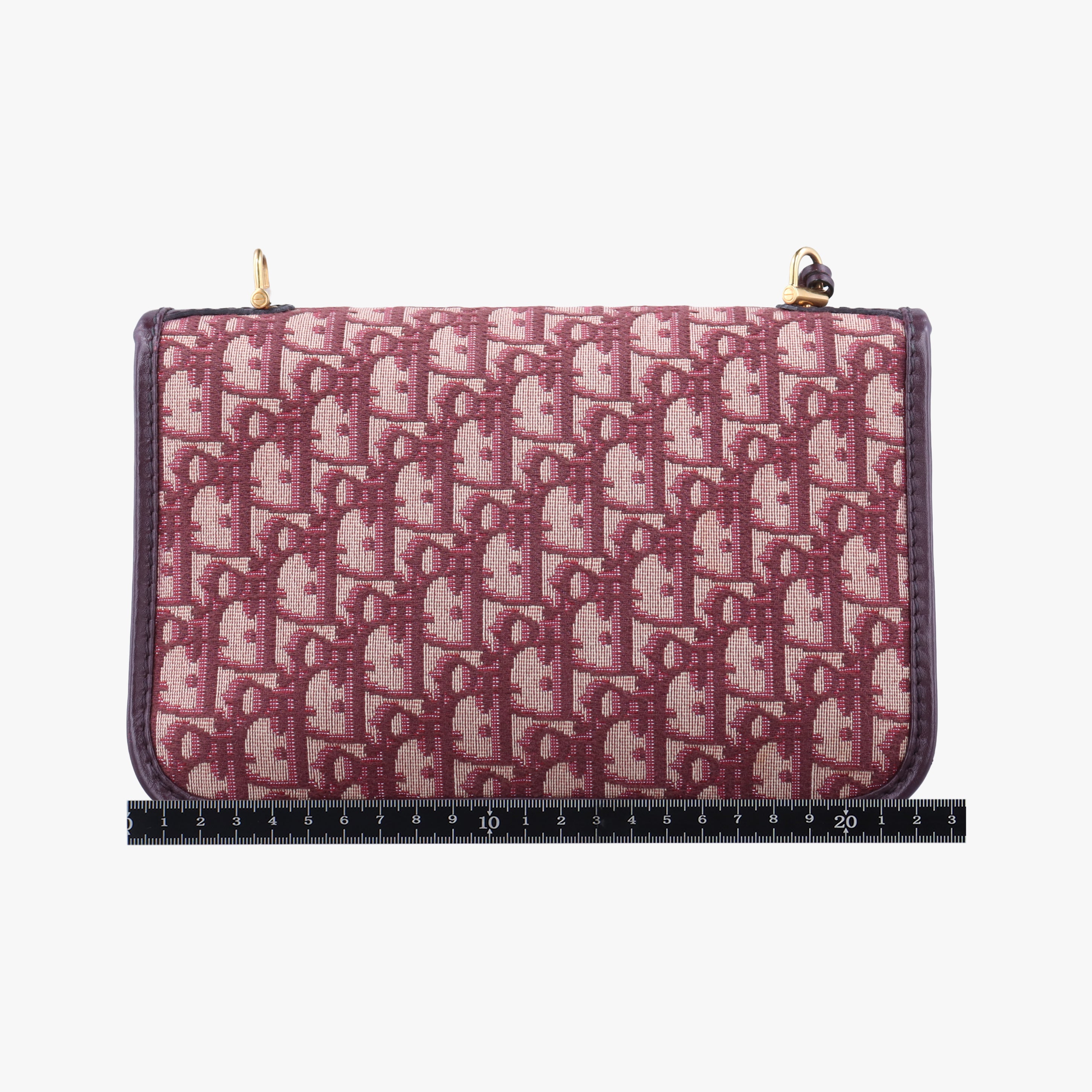 Dioraddict Burgundy×Beige Jacquard 09-BO-0168ディオールアディクト ワインレッド×ベージュ ジャガード 09-BO-0168