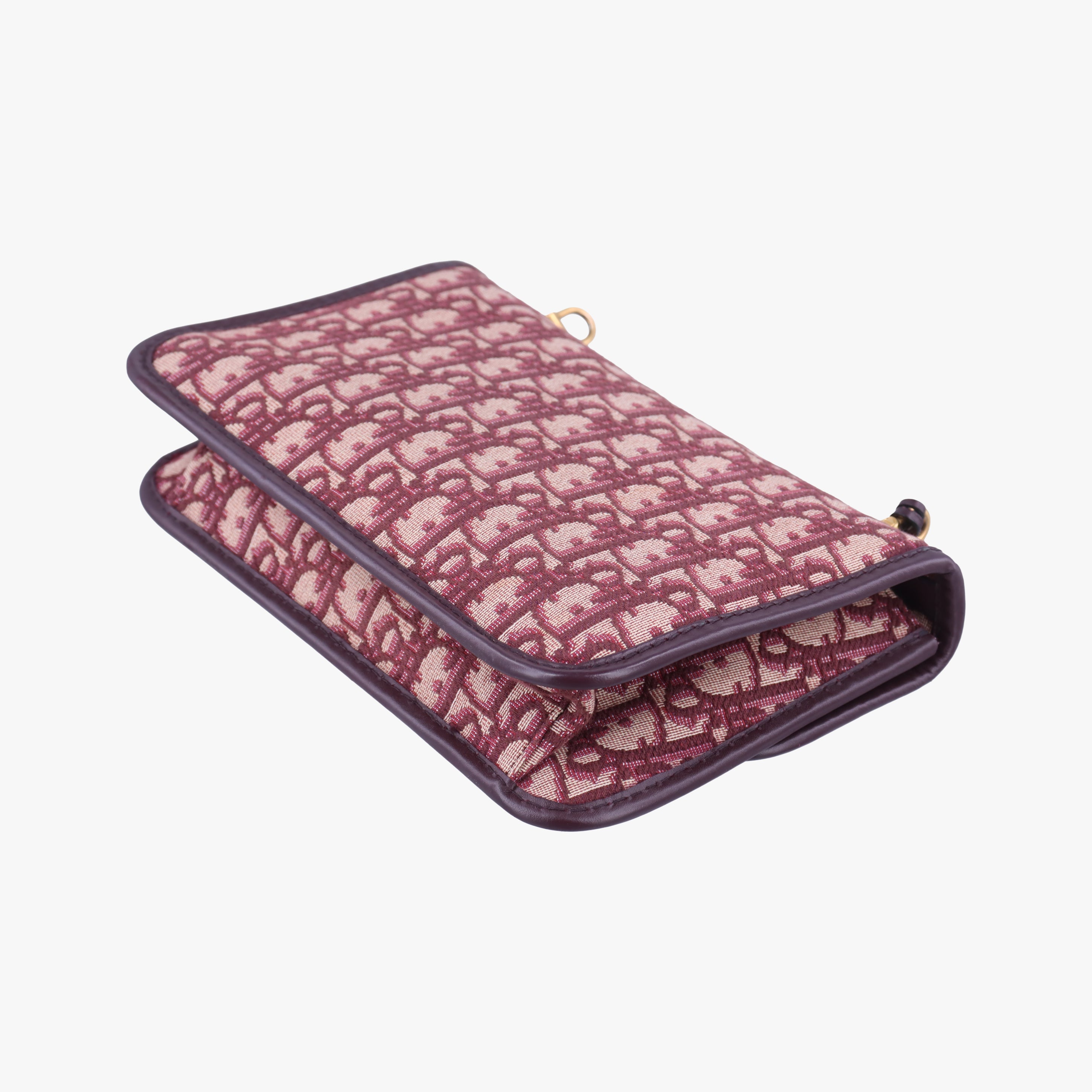 Dioraddict Burgundy×Beige Jacquard 09-BO-0168ディオールアディクト ワインレッド×ベージュ ジャガード 09-BO-0168