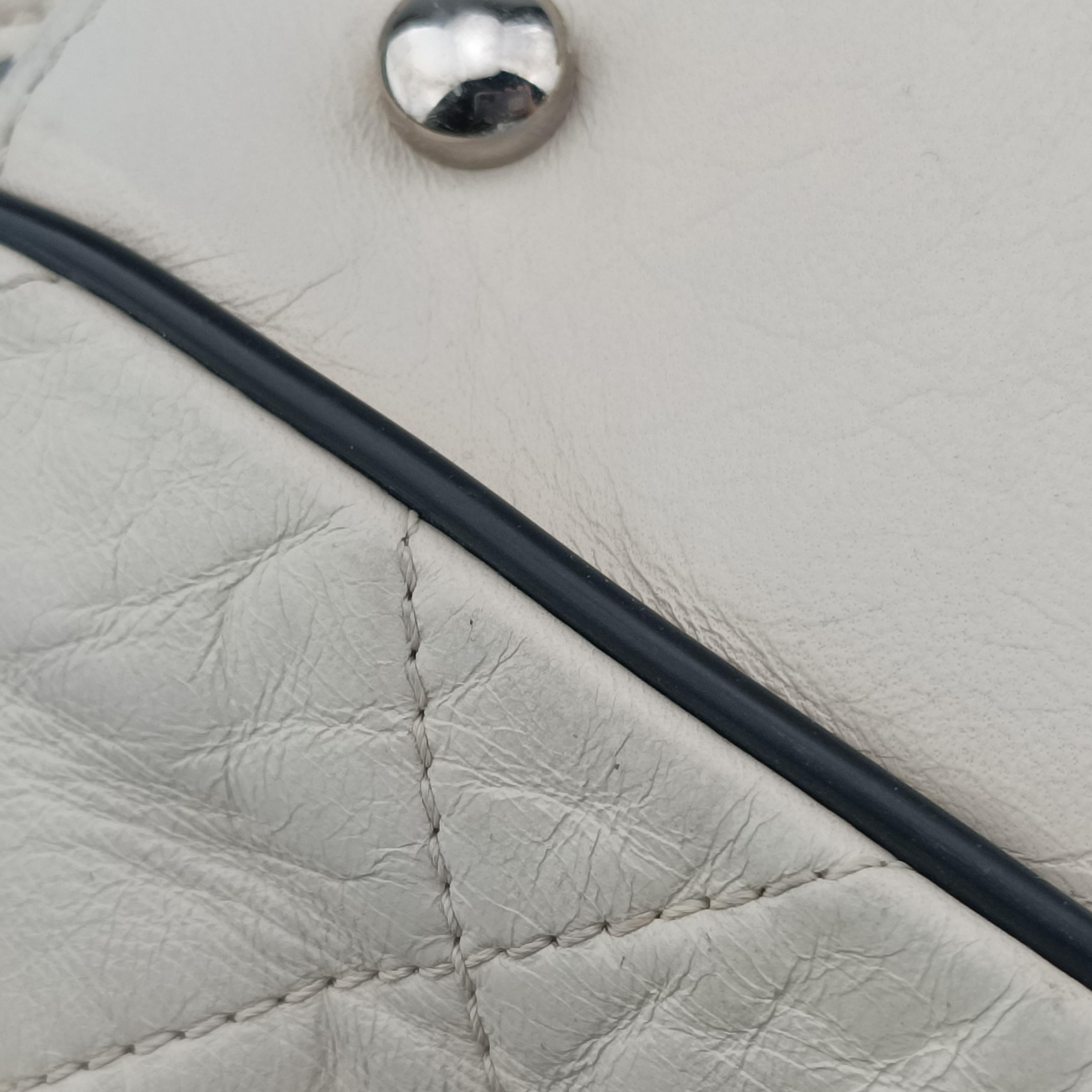 East West 2.55 White lambskin A37696 12135411イーストウエスト2.55 ホワイト ラムスキン A37696 12135411