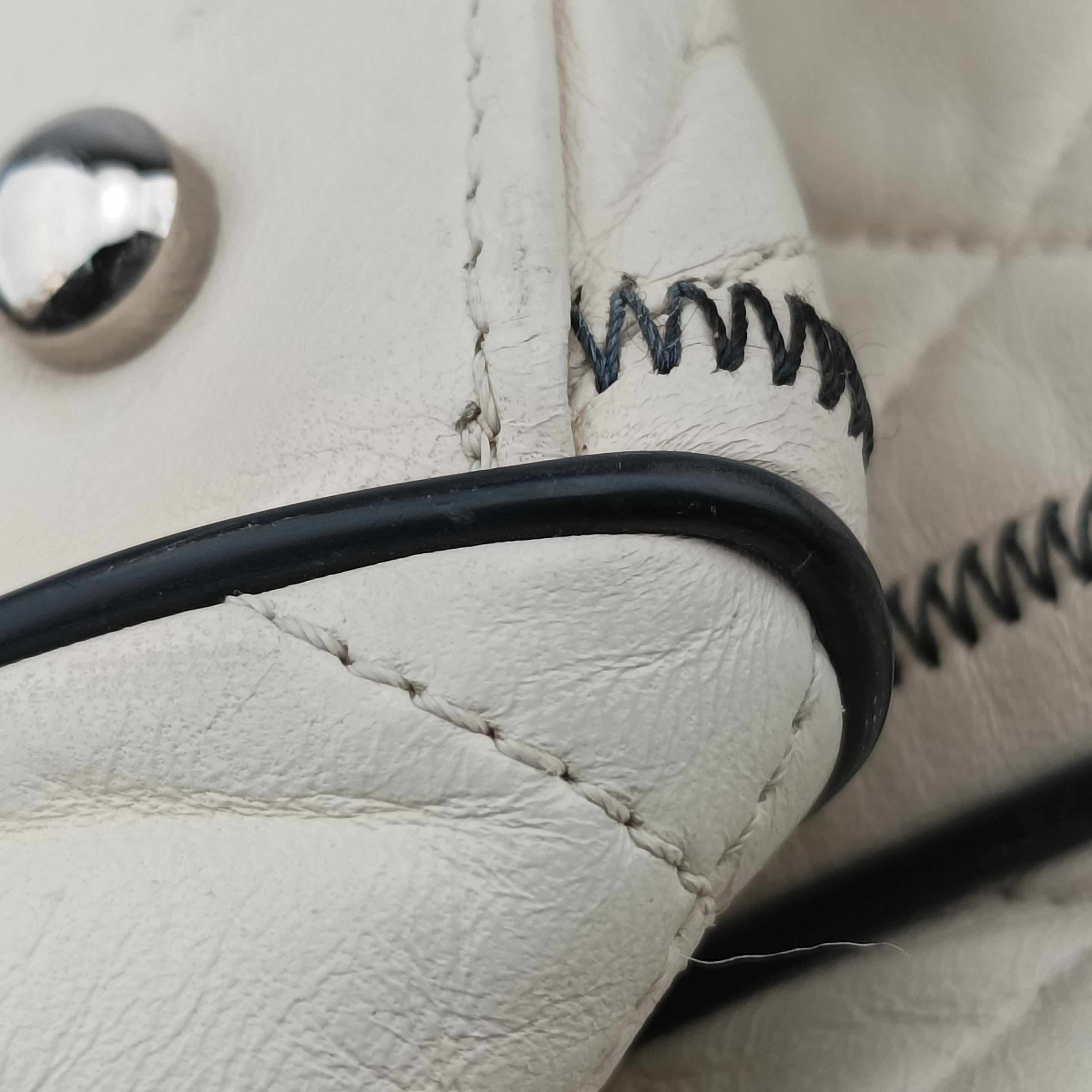 East West 2.55 White lambskin A37696 12135411イーストウエスト2.55 ホワイト ラムスキン A37696 12135411