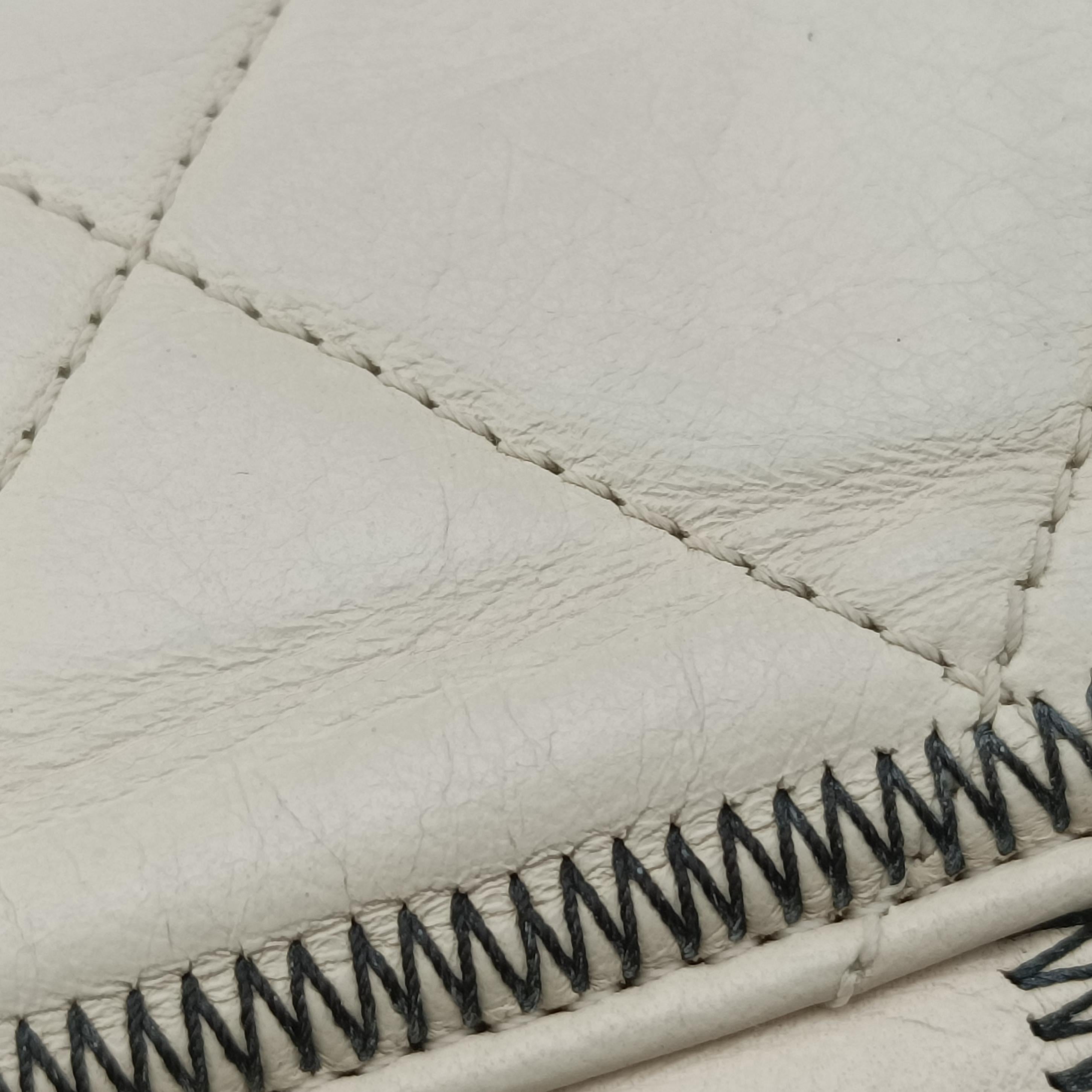 East West 2.55 White lambskin A37696 12135411イーストウエスト2.55 ホワイト ラムスキン A37696 12135411