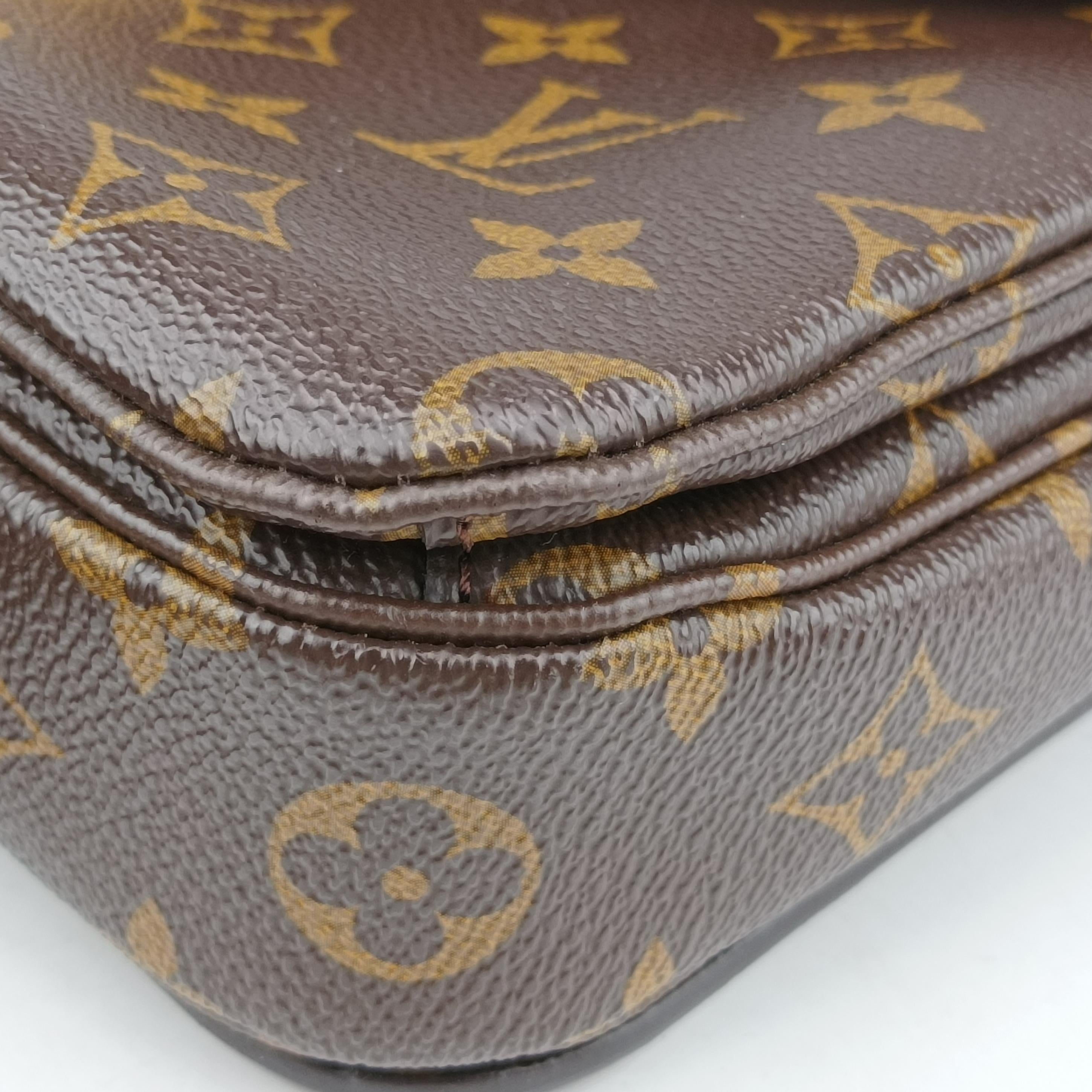 Pochette Metis MM Brown Monogram Canvas M44875 DU3115ポシェットメティスMM モノグラム/ブラウン モノグラムキャンバス M44875 DU3115
