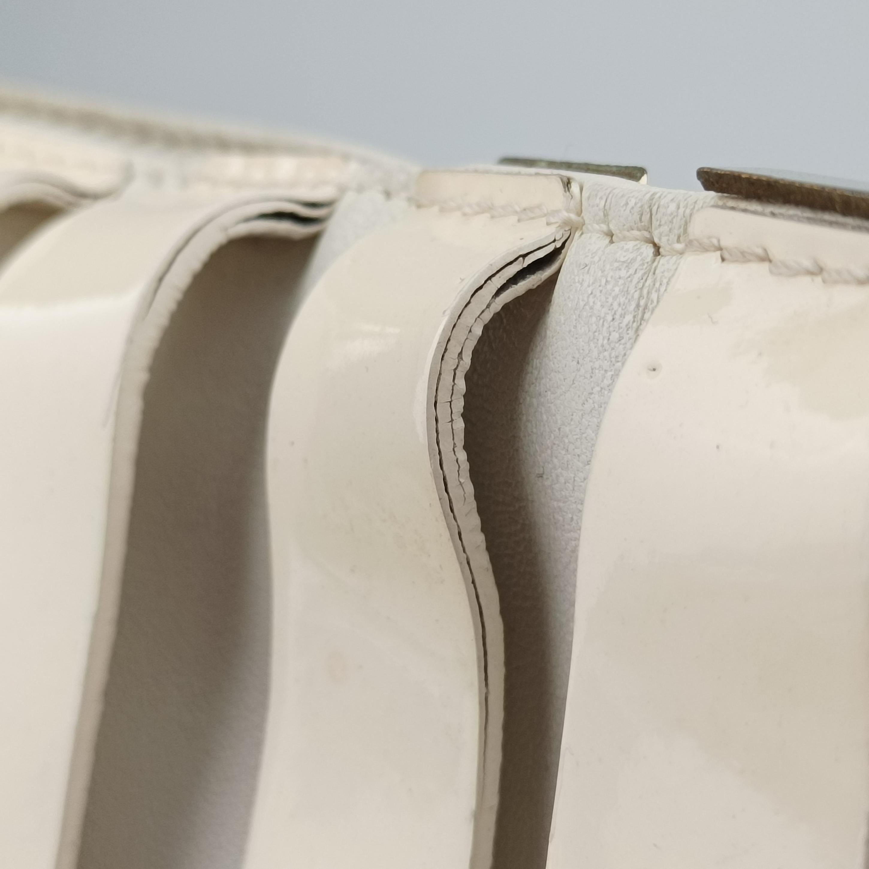 hobo White Leather x Patent ホーボー ホワイト レザー×パテント