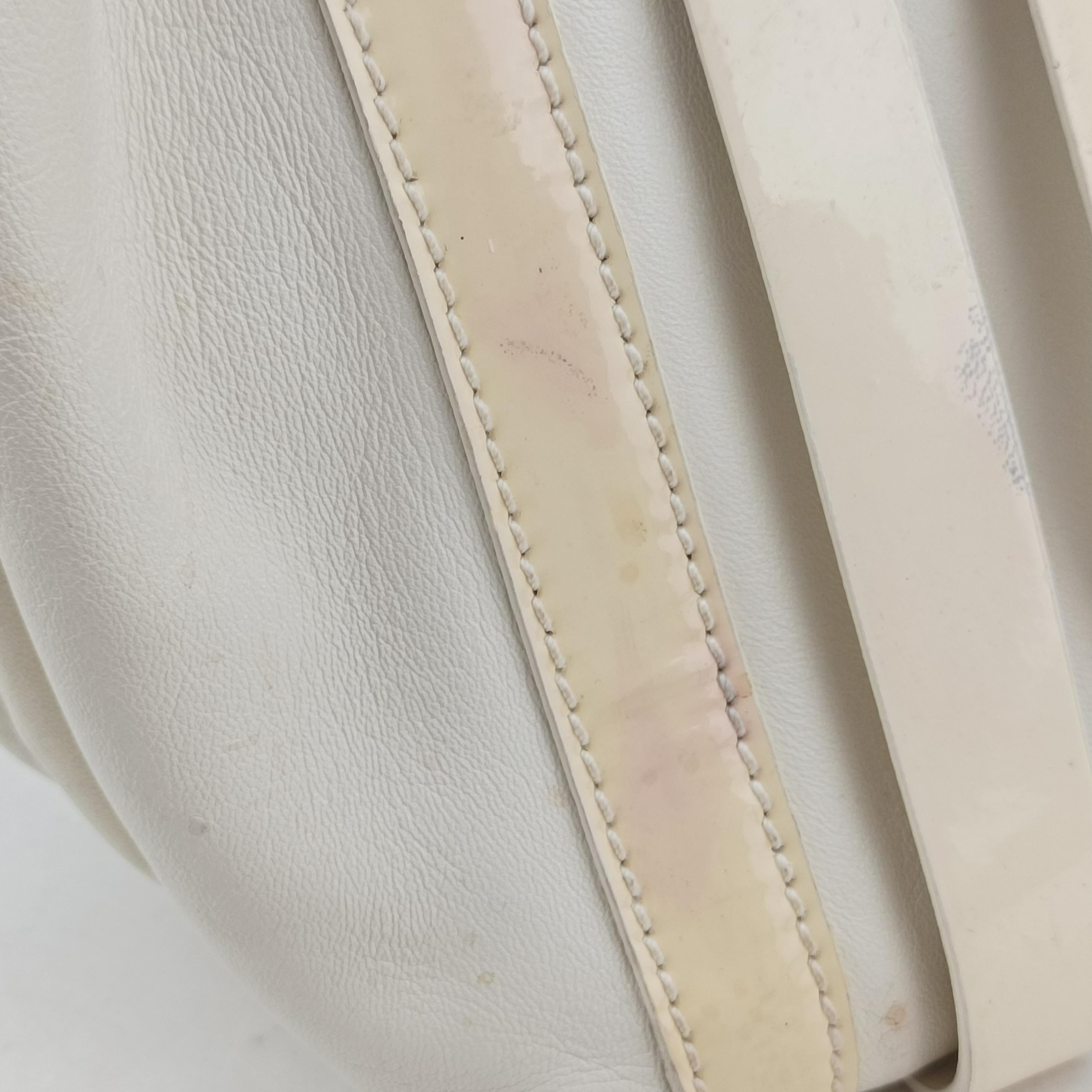 hobo White Leather x Patent ホーボー ホワイト レザー×パテント