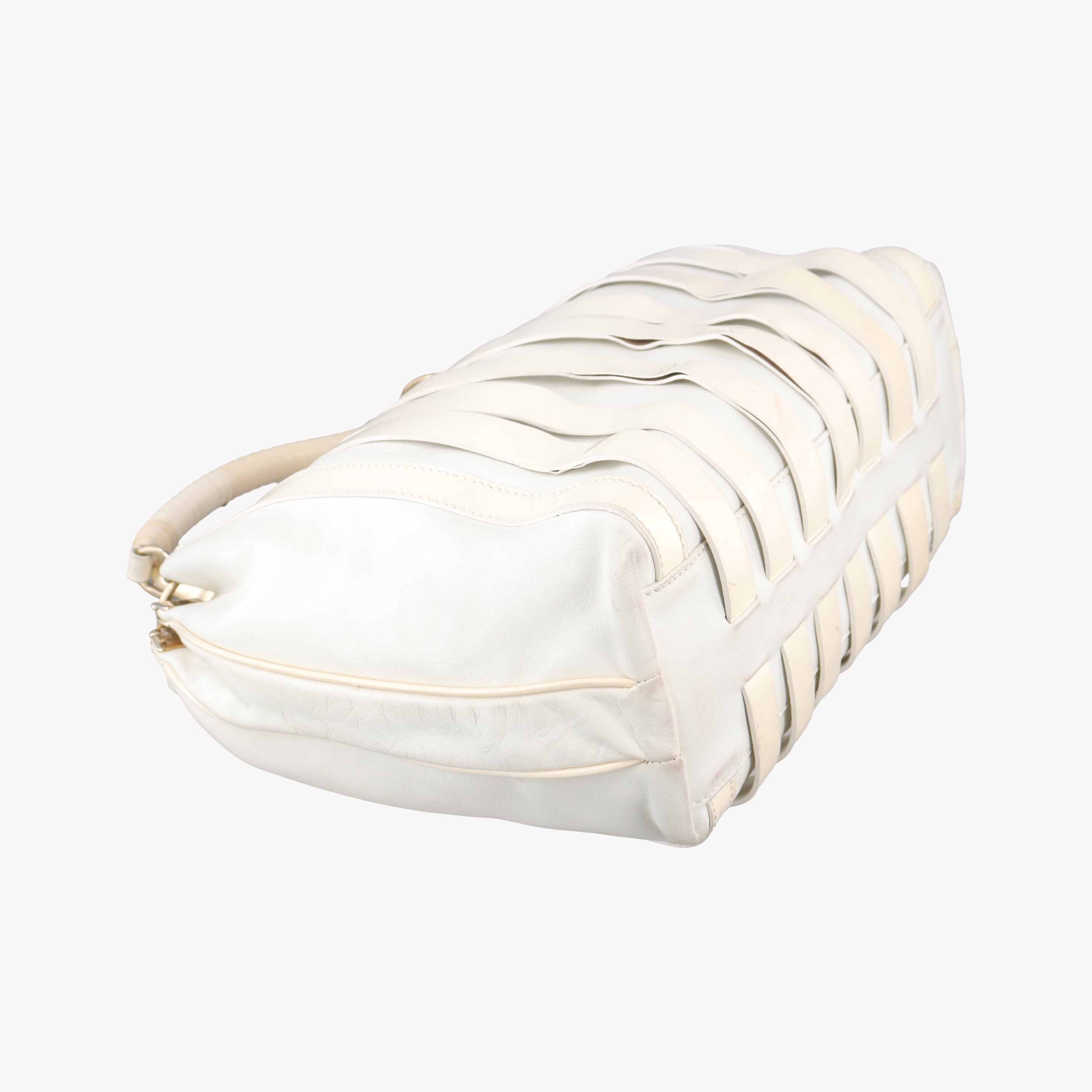 hobo White Leather x Patent ホーボー ホワイト レザー×パテント