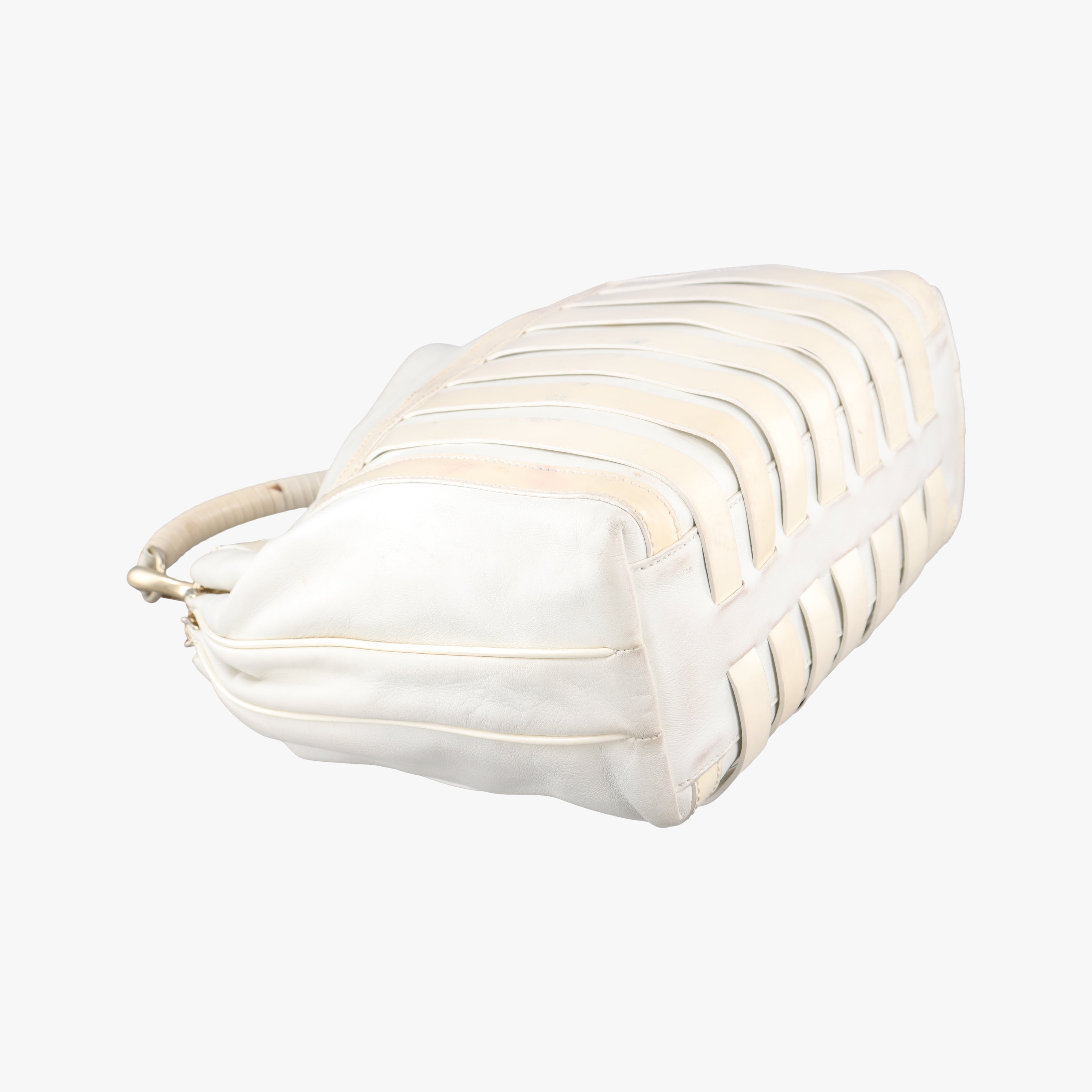 hobo White Leather x Patent ホーボー ホワイト レザー×パテント