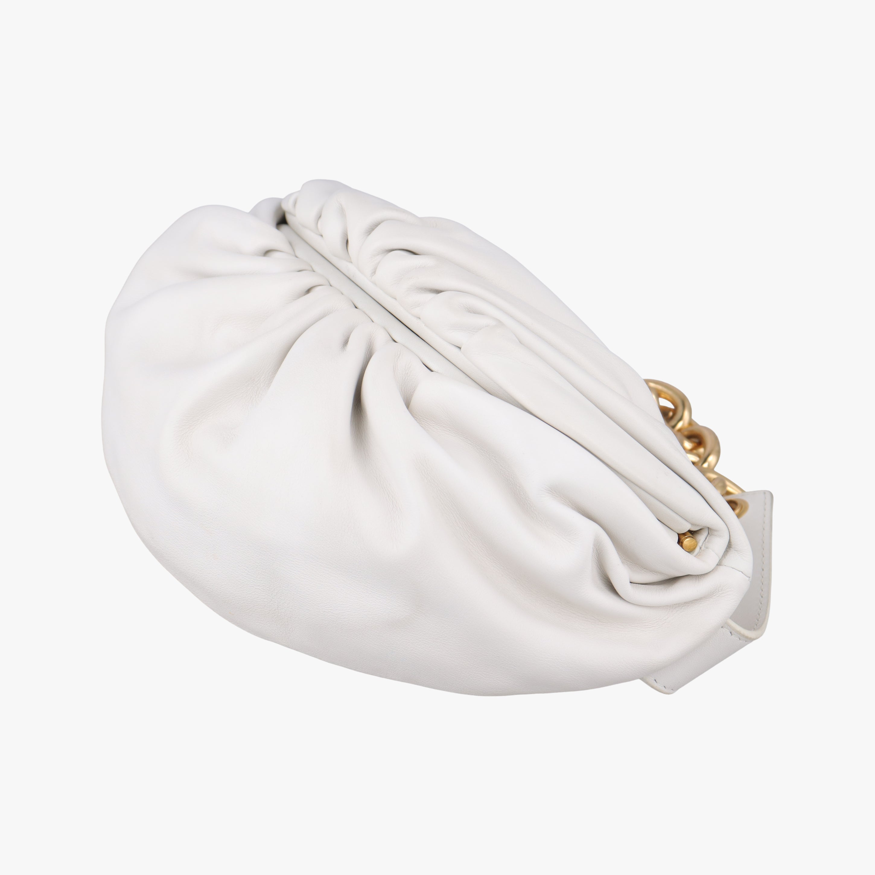THE Chain Pouch White lambskin P01462617F IC Chipザ チェーンポーチ ホワイト ラムスキン P01462617F ICチップ