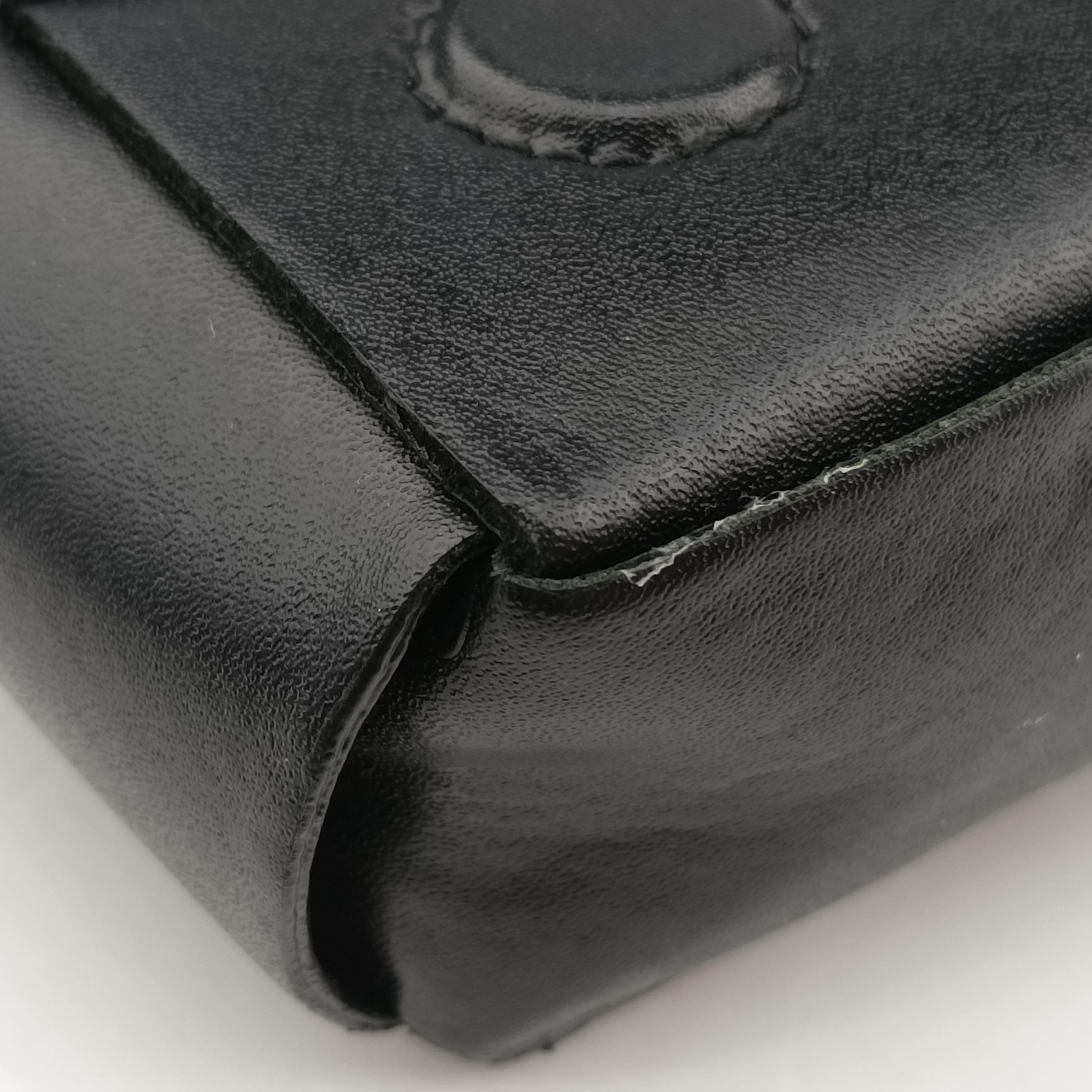 cassette Black lambskin IC Chipカセット ブラック ラムスキン ICチップ