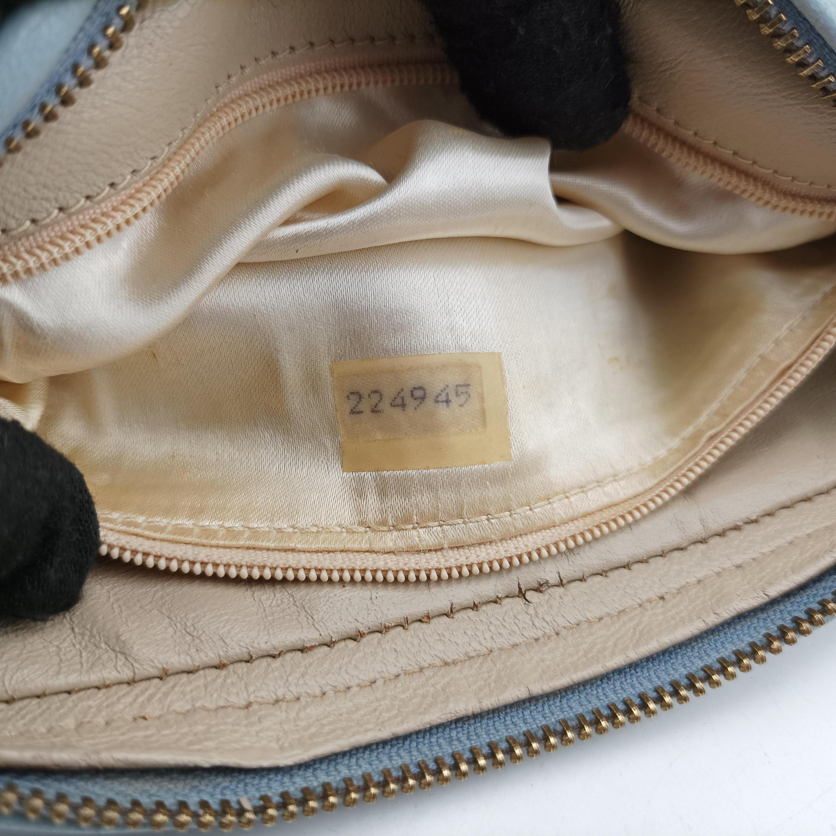 Camera Case Blue lambskin 224945カメラケース ブルー ラムスキン 224945