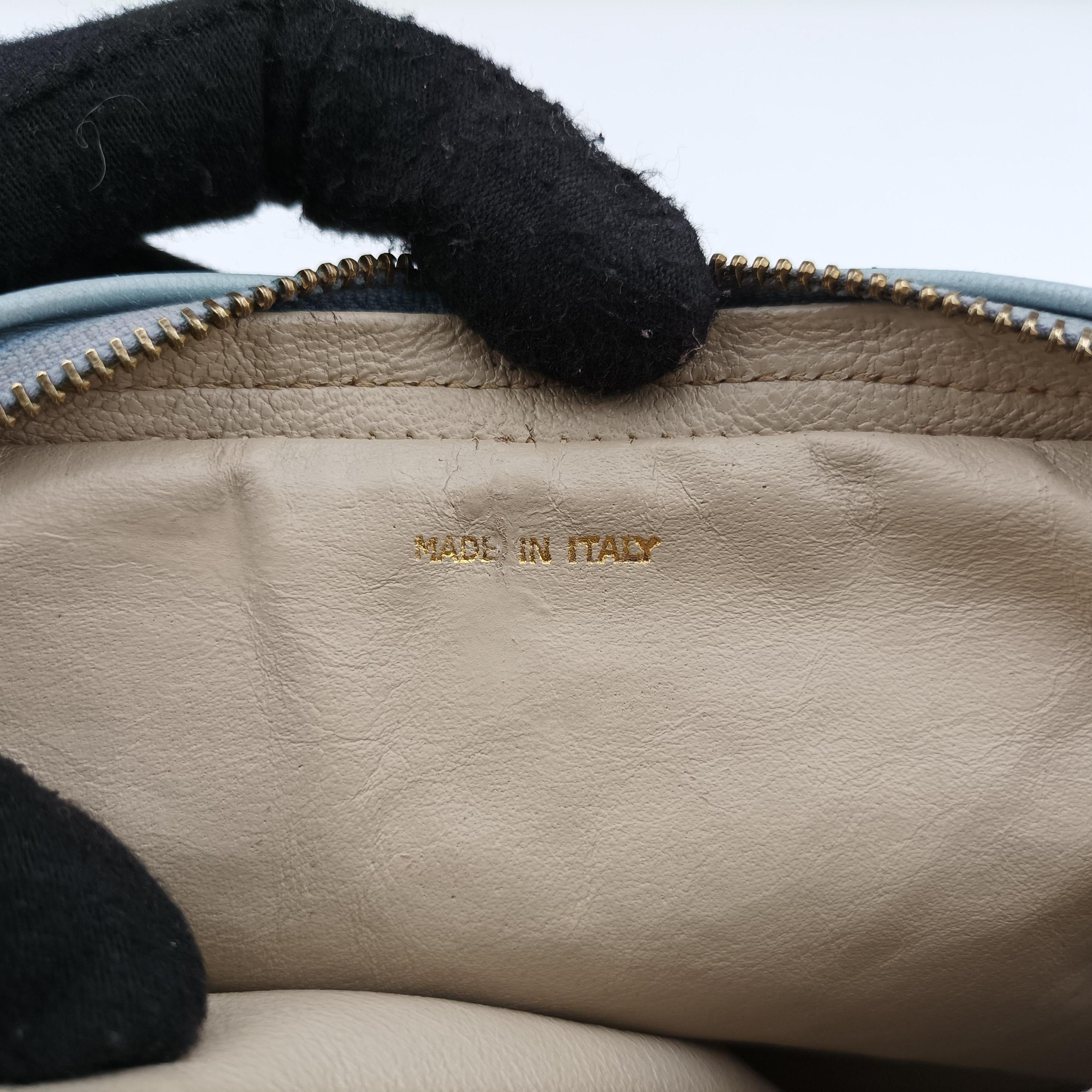 Camera Case Blue lambskin 224945カメラケース ブルー ラムスキン 224945