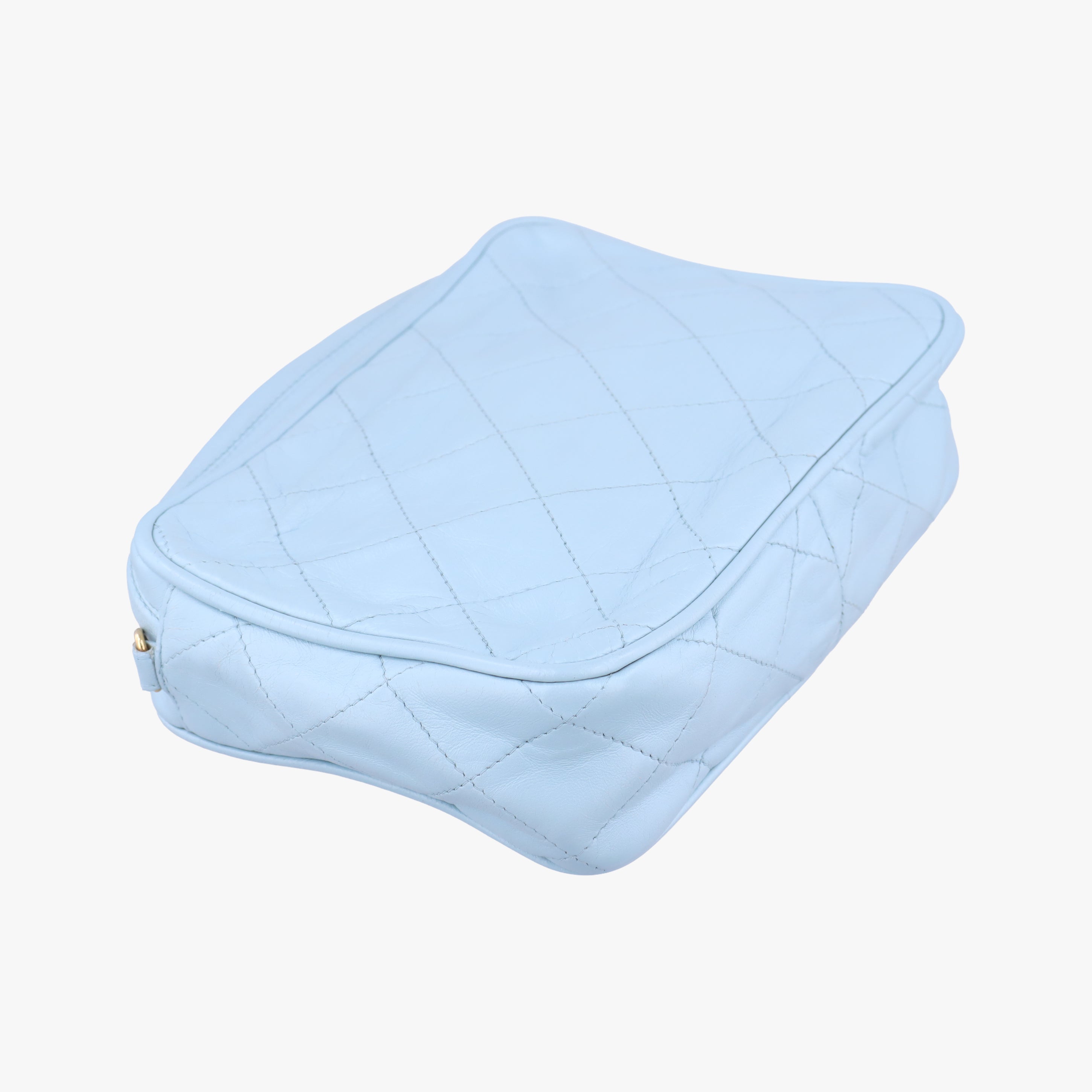 Camera Case Blue lambskin 224945カメラケース ブルー ラムスキン 224945