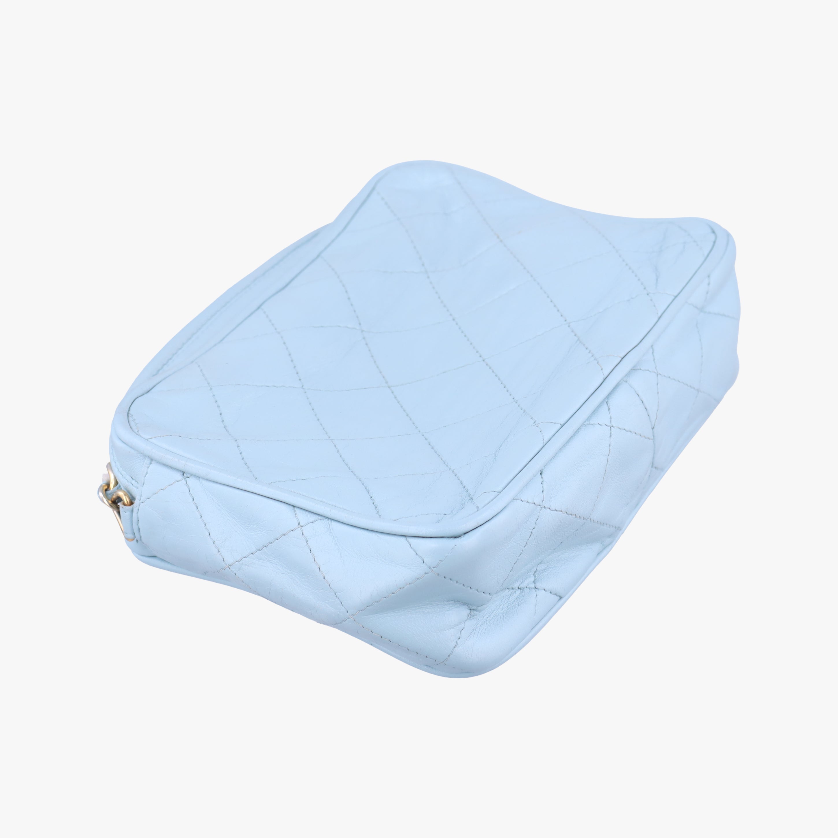 Camera Case Blue lambskin 224945カメラケース ブルー ラムスキン 224945