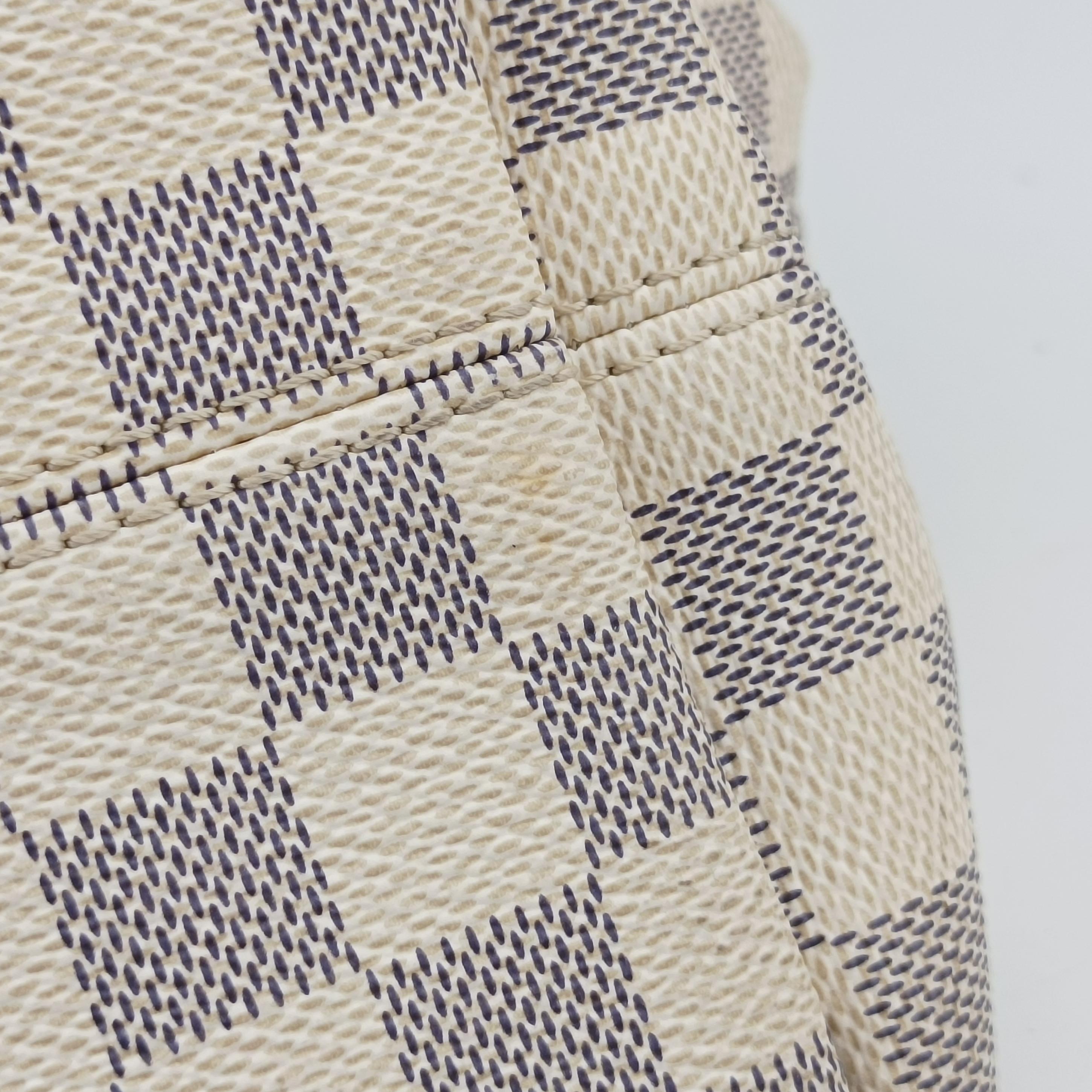 IENA MM Azur Damier Canvas N44040 MI1117イエナMM アズール ダミエキャンバス N44040 MI1117