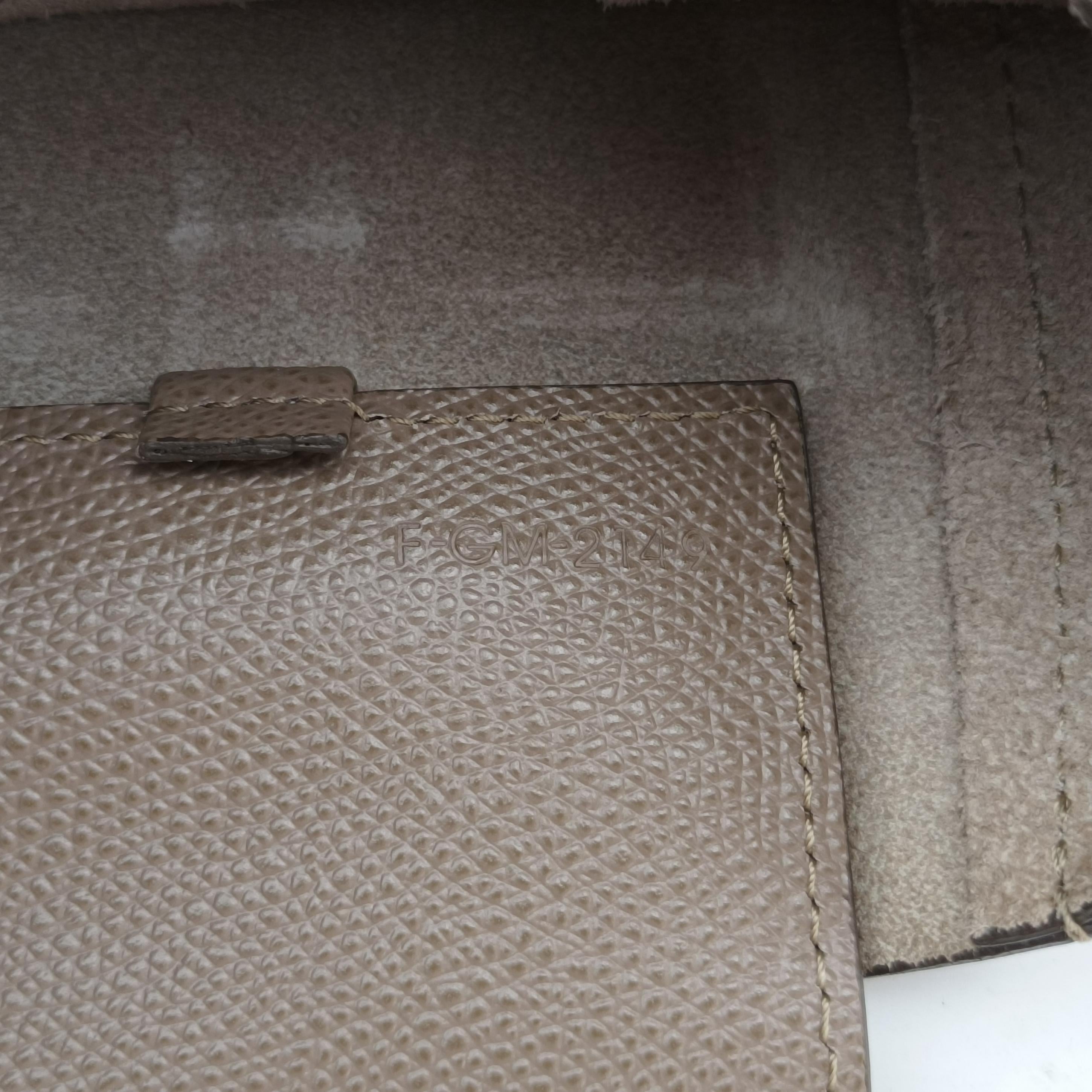 Small Vertical Cabas Beige Leather F-GM-2149スモール バーティカル キャバス ベージュ レザー F-GM-2149