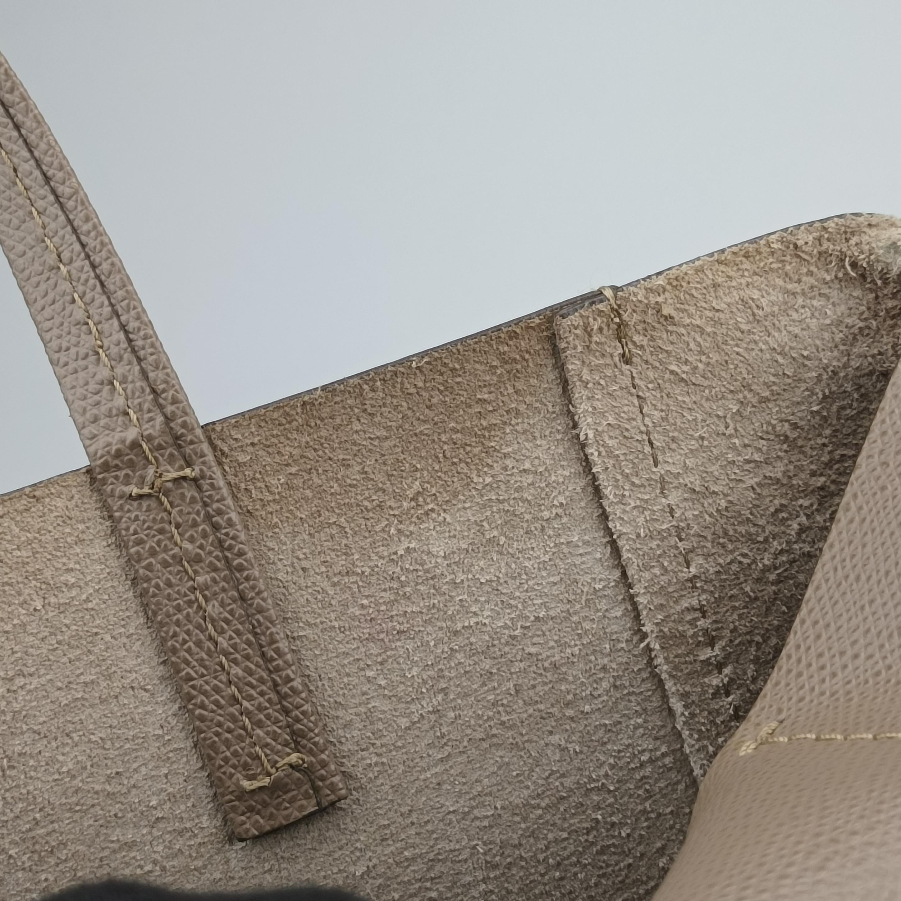 Small Vertical Cabas Beige Leather F-GM-2149スモール バーティカル キャバス ベージュ レザー F-GM-2149