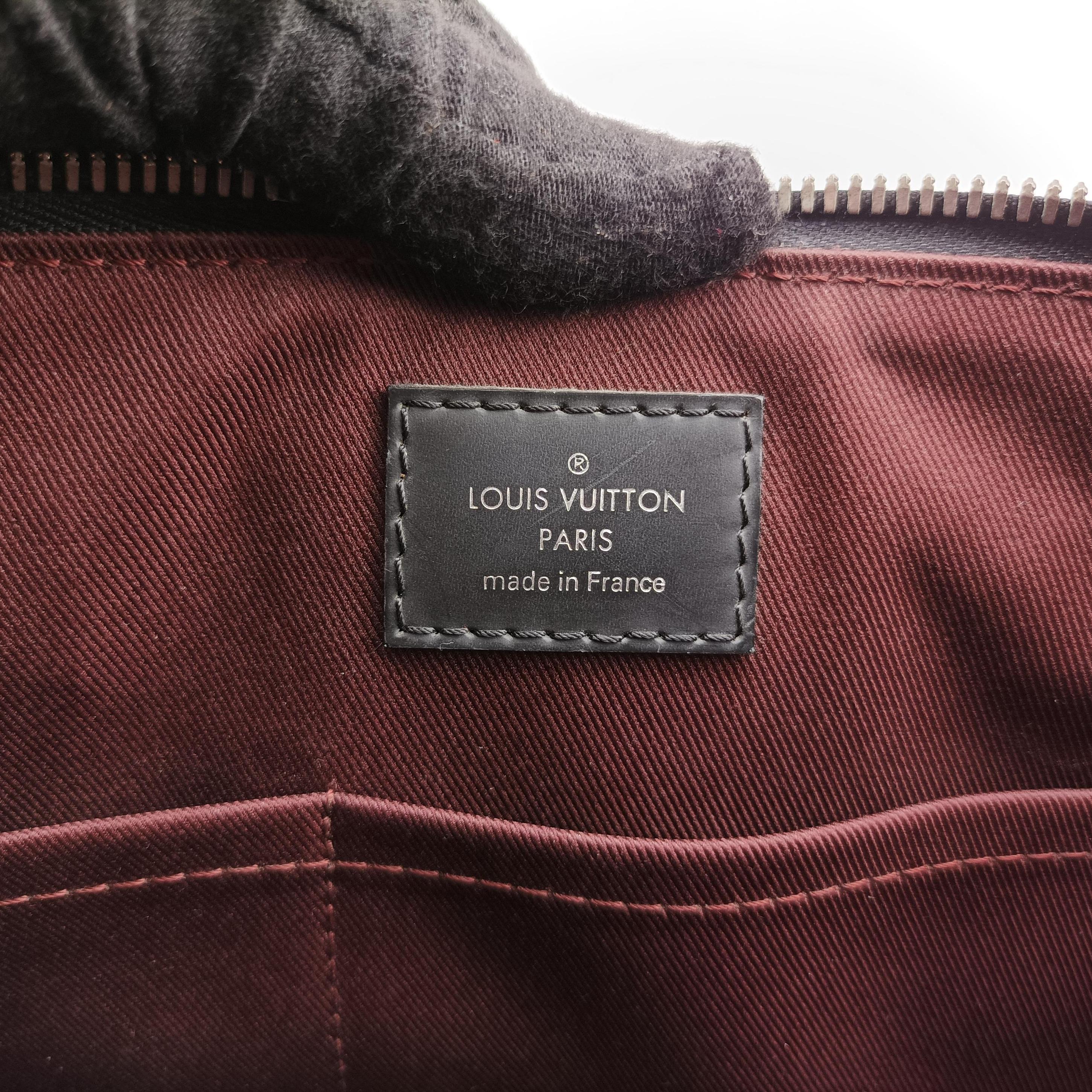 Monogram Macassar Port Document Jour Brown×Black Monogram coated canvas M54019 MB4185モノグラムマカサー ポルトドキュマンジュール モノグラム/ブラウン系×ブラック モノグラムコーティングキャンバス M54019 MB4185