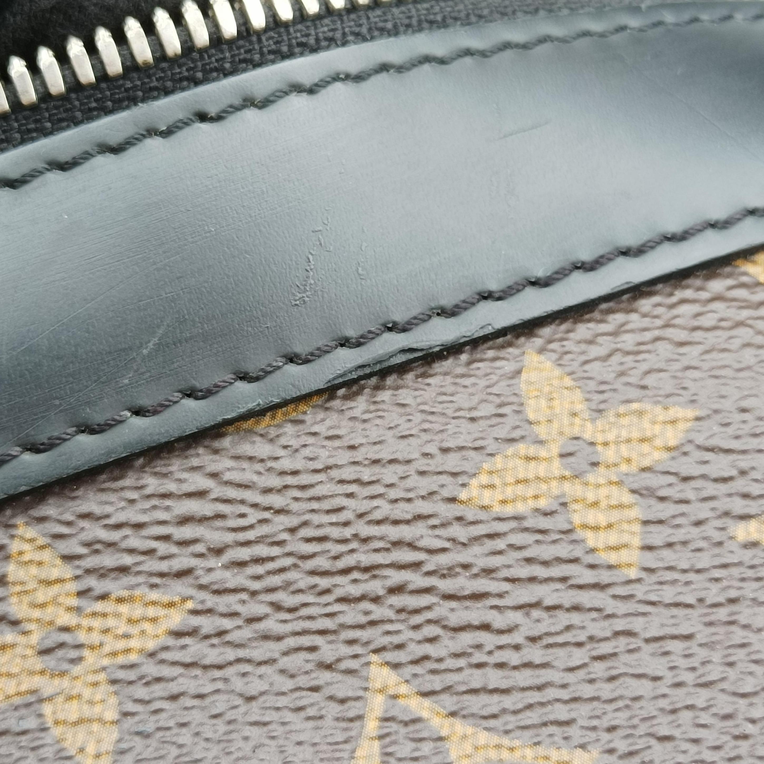 Monogram Macassar Port Document Jour Brown×Black Monogram coated canvas M54019 MB4185モノグラムマカサー ポルトドキュマンジュール モノグラム/ブラウン系×ブラック モノグラムコーティングキャンバス M54019 MB4185