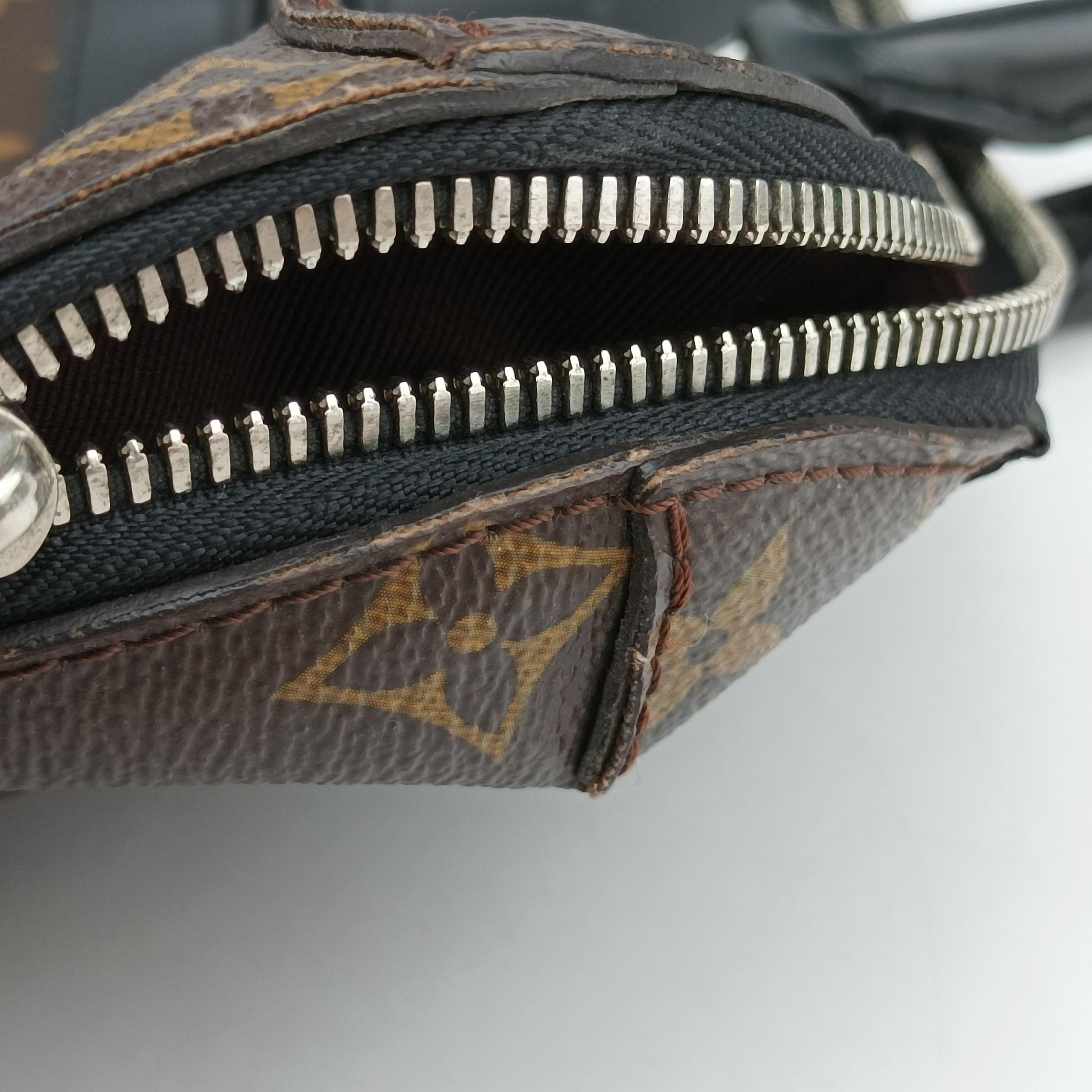 Monogram Macassar Port Document Jour Brown×Black Monogram coated canvas M54019 MB4185モノグラムマカサー ポルトドキュマンジュール モノグラム/ブラウン系×ブラック モノグラムコーティングキャンバス M54019 MB4185