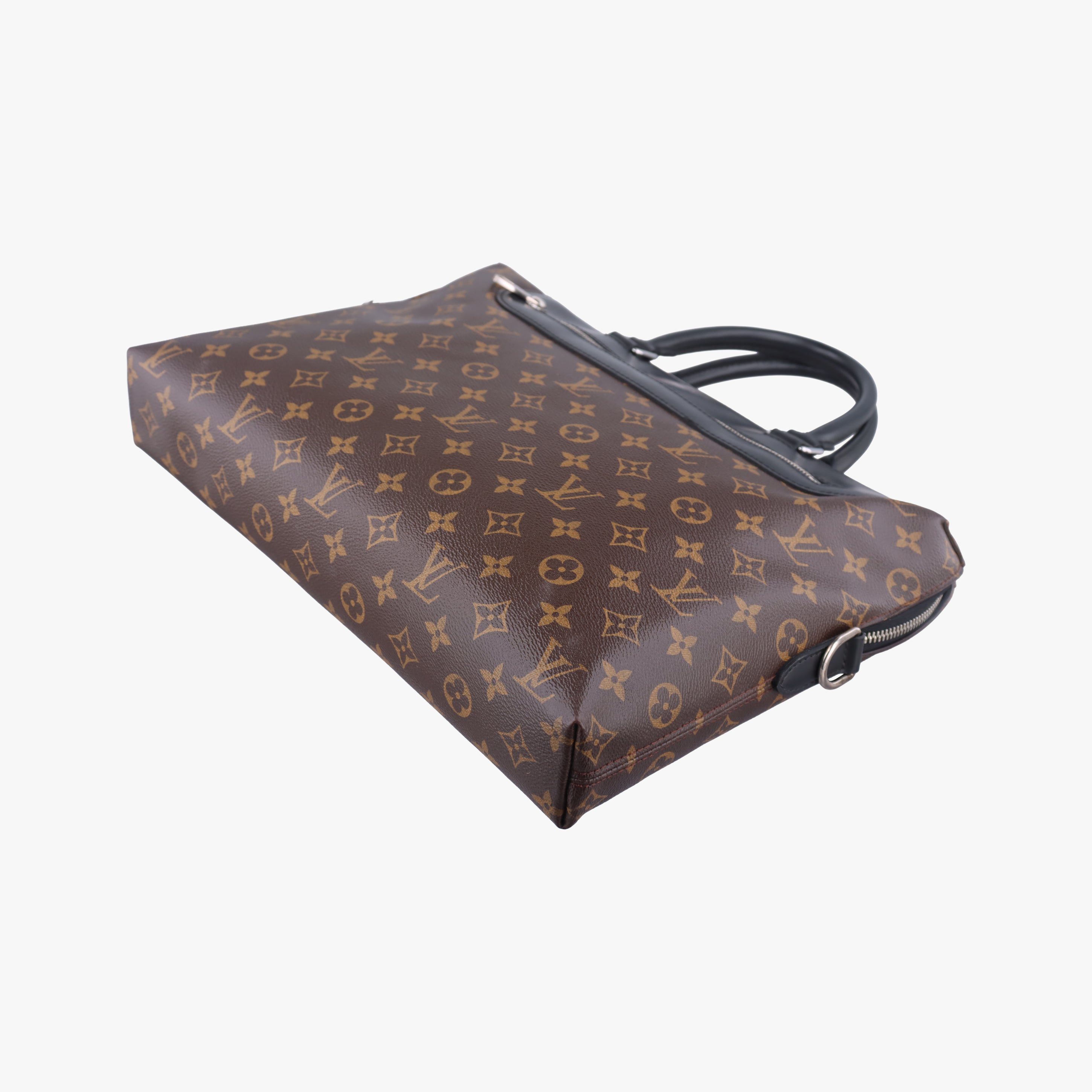 Monogram Macassar Port Document Jour Brown×Black Monogram coated canvas M54019 MB4185モノグラムマカサー ポルトドキュマンジュール モノグラム/ブラウン系×ブラック モノグラムコーティングキャンバス M54019 MB4185