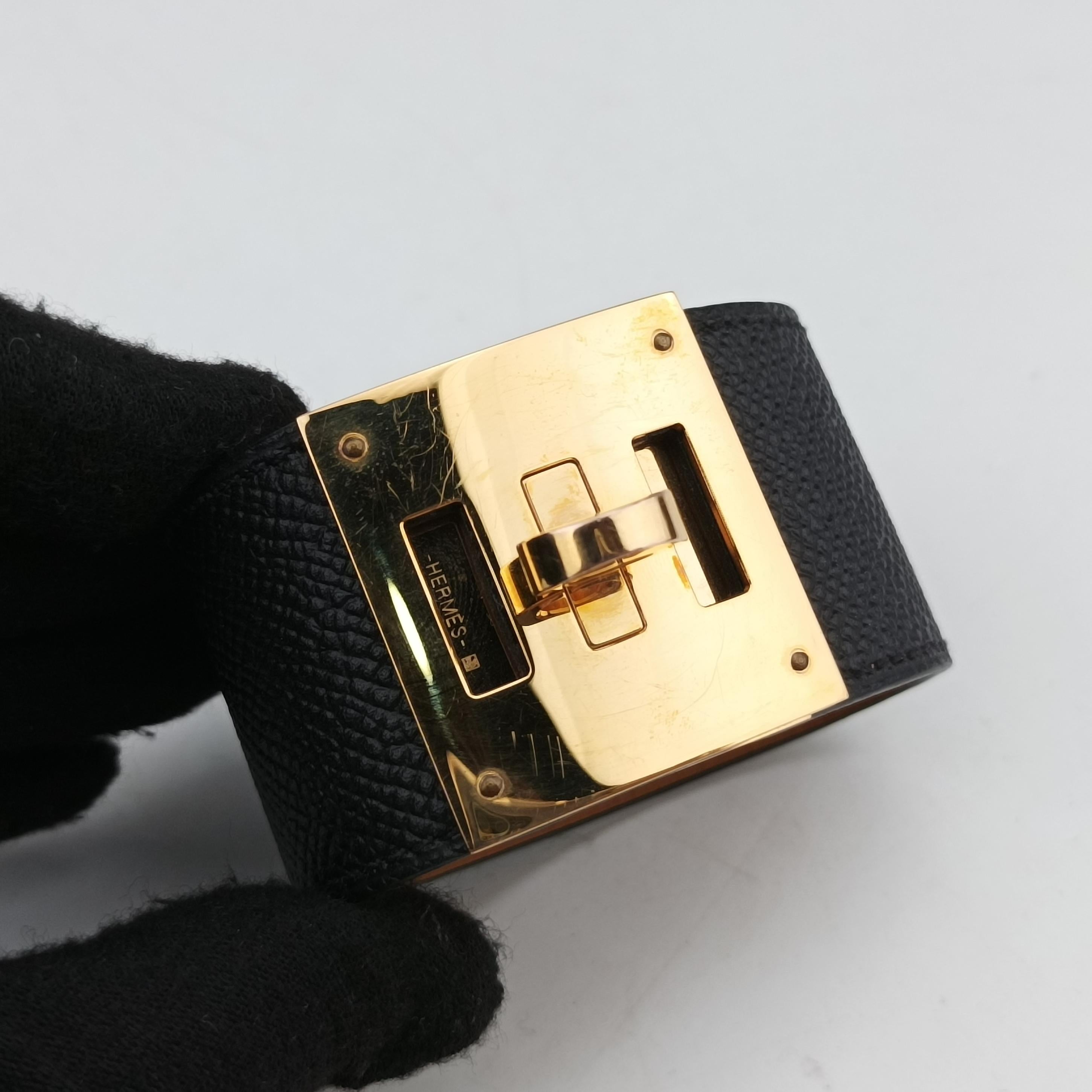 Kelly Style Lock Black×golden Leather × GP T MZ 0 CYケリー スタイル ロック ブラック×ゴールド レザー×GP T MZ 0 CY