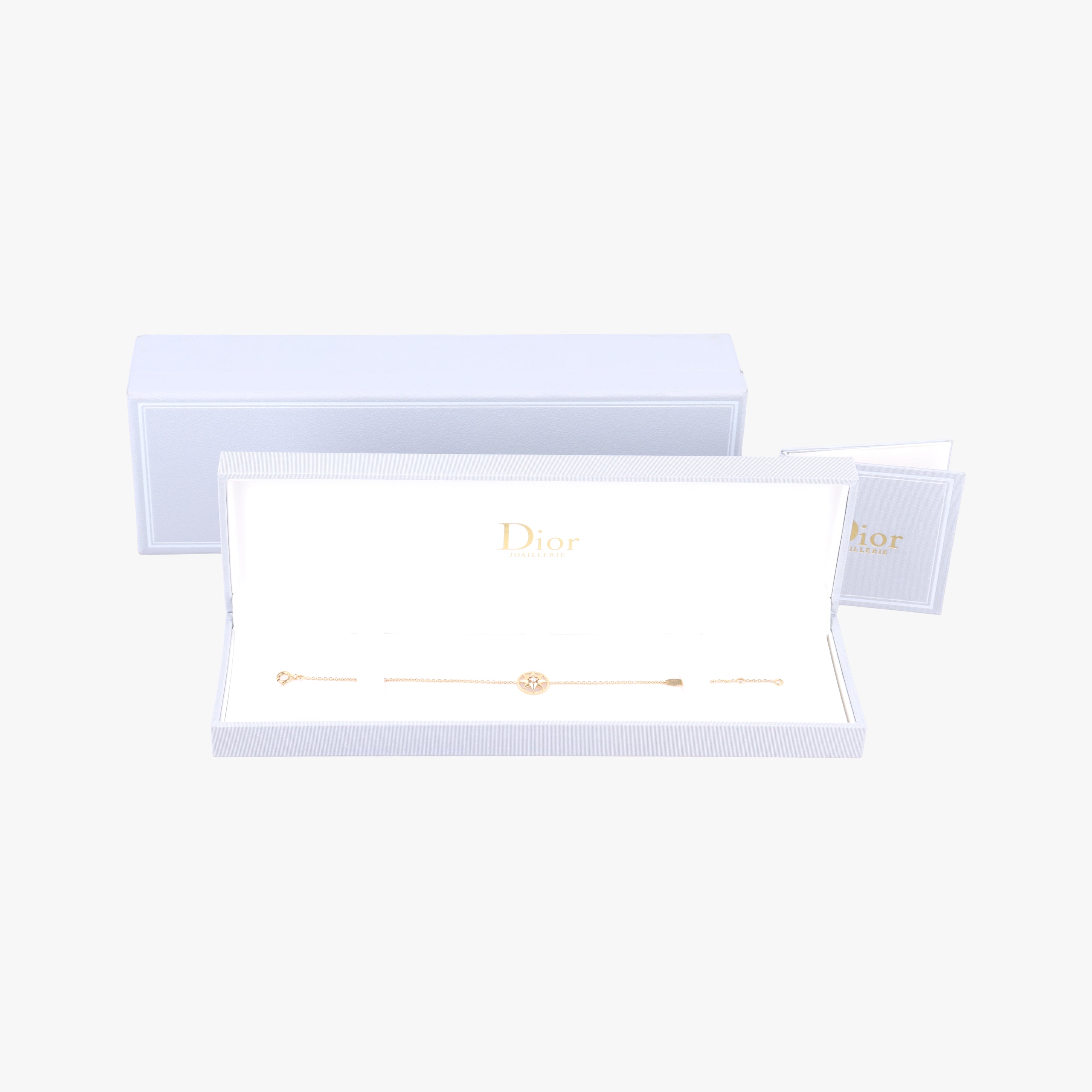 Rose des Vents medallion White×Golden AU750 177475ローズデヴァン メダリオン ホワイト×ゴールド AU750 177475