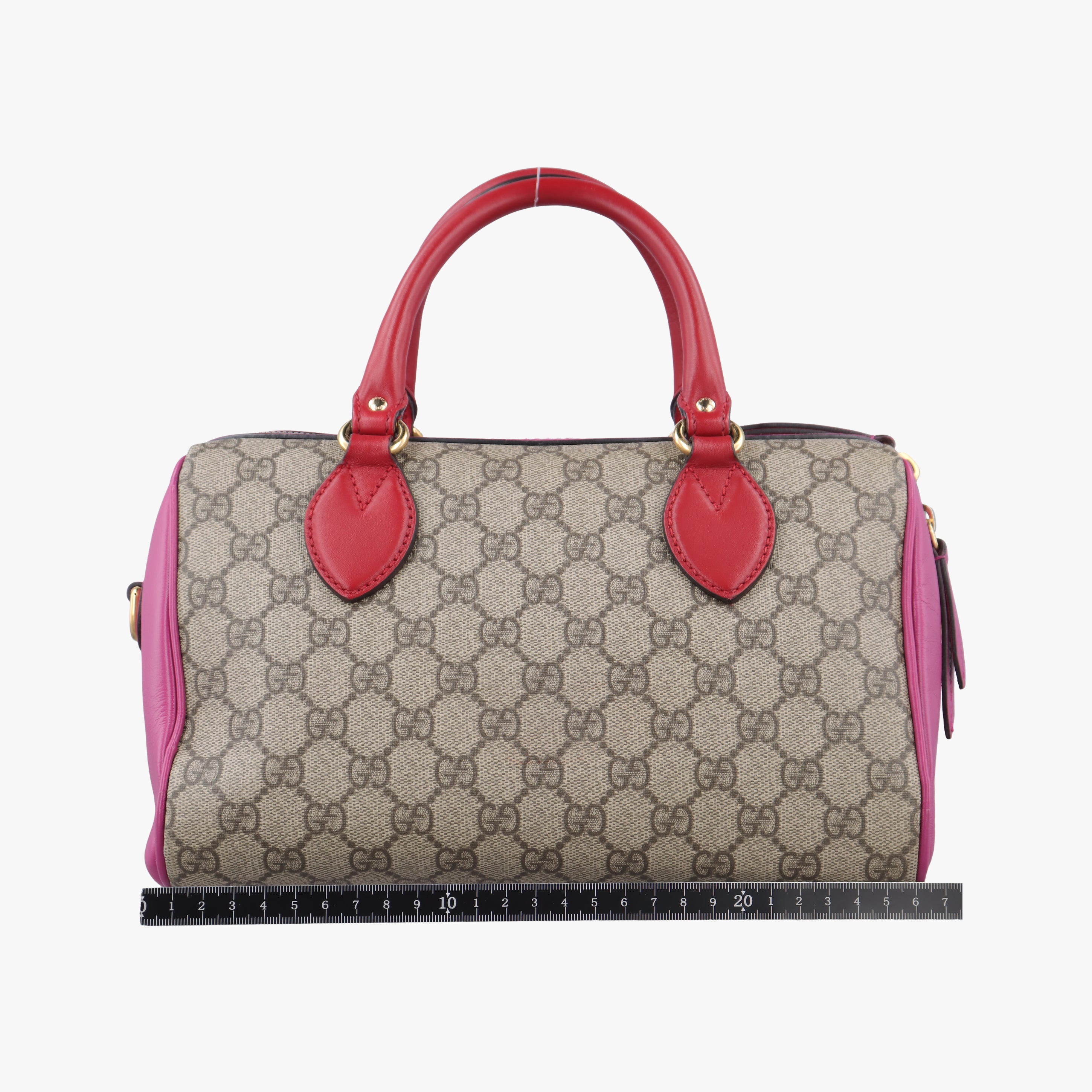 GG SUPREME beige×red×pink PVC coated canvas 409529 H019476764GGスプリーム ベージュ×レッド×ピンク PVCコーティングキャンバス 409529 H019476764