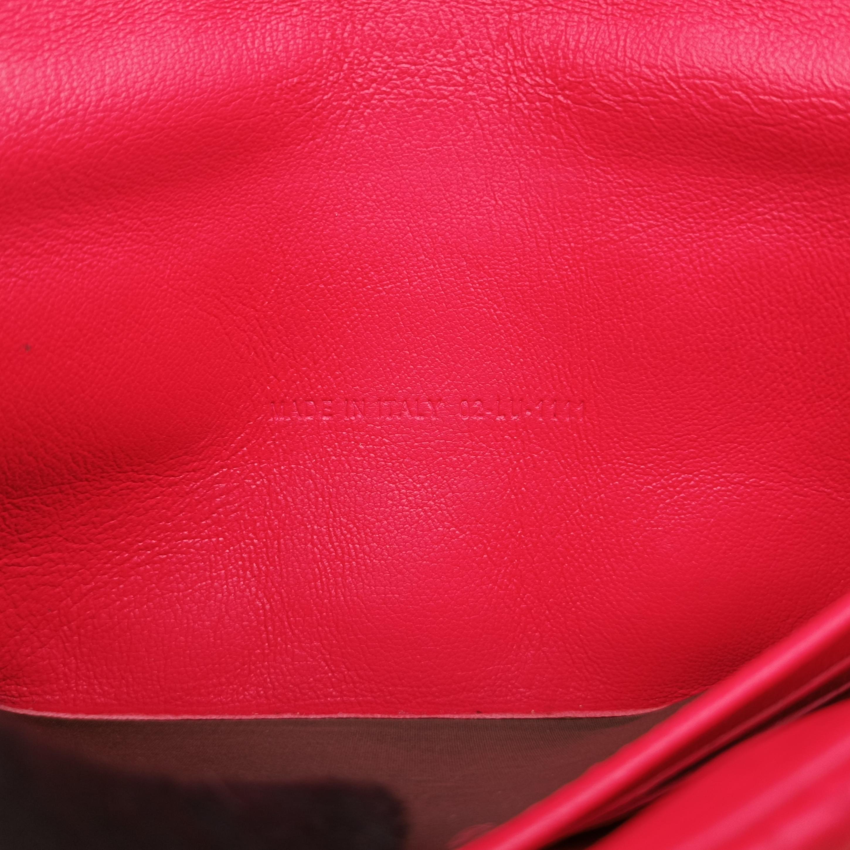 Miss Dior Cannage New Lock Red lambskin 02-LU-1111ミスディオール カナージュ ニューロック レッド ラムスキン 02-LU-1111
