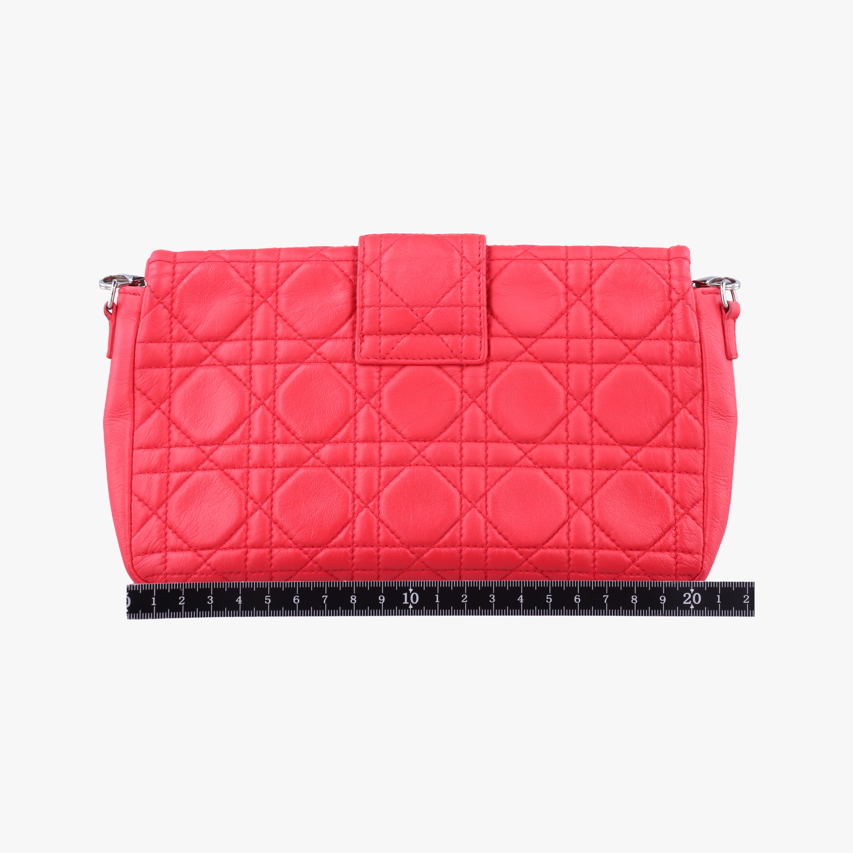 Miss Dior Cannage New Lock Red lambskin 02-LU-1111ミスディオール カナージュ ニューロック レッド ラムスキン 02-LU-1111