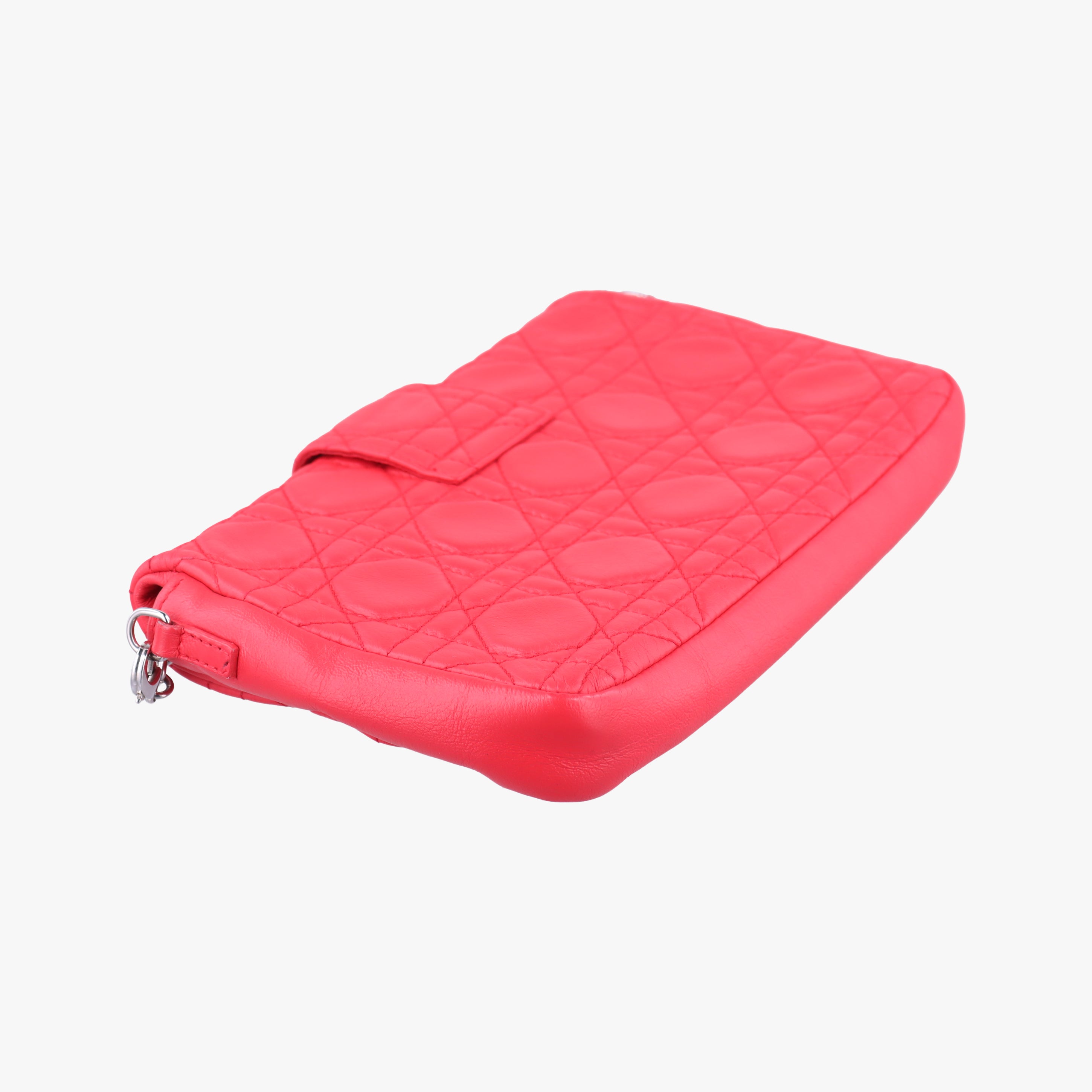 Miss Dior Cannage New Lock Red lambskin 02-LU-1111ミスディオール カナージュ ニューロック レッド ラムスキン 02-LU-1111