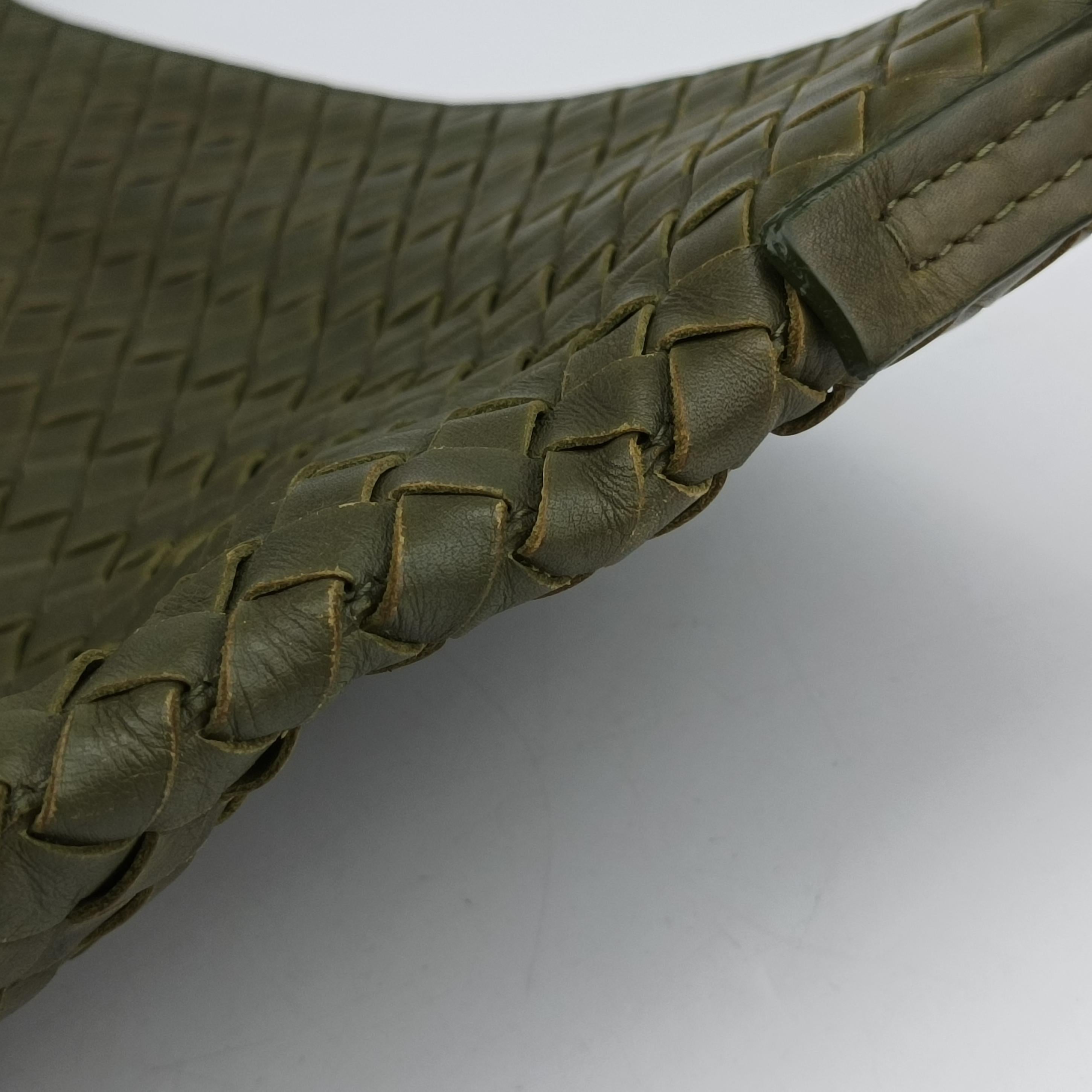 Intrecciato Green lambskin B03227458Cイントレチャート グリーン ラムスキン B03227458C