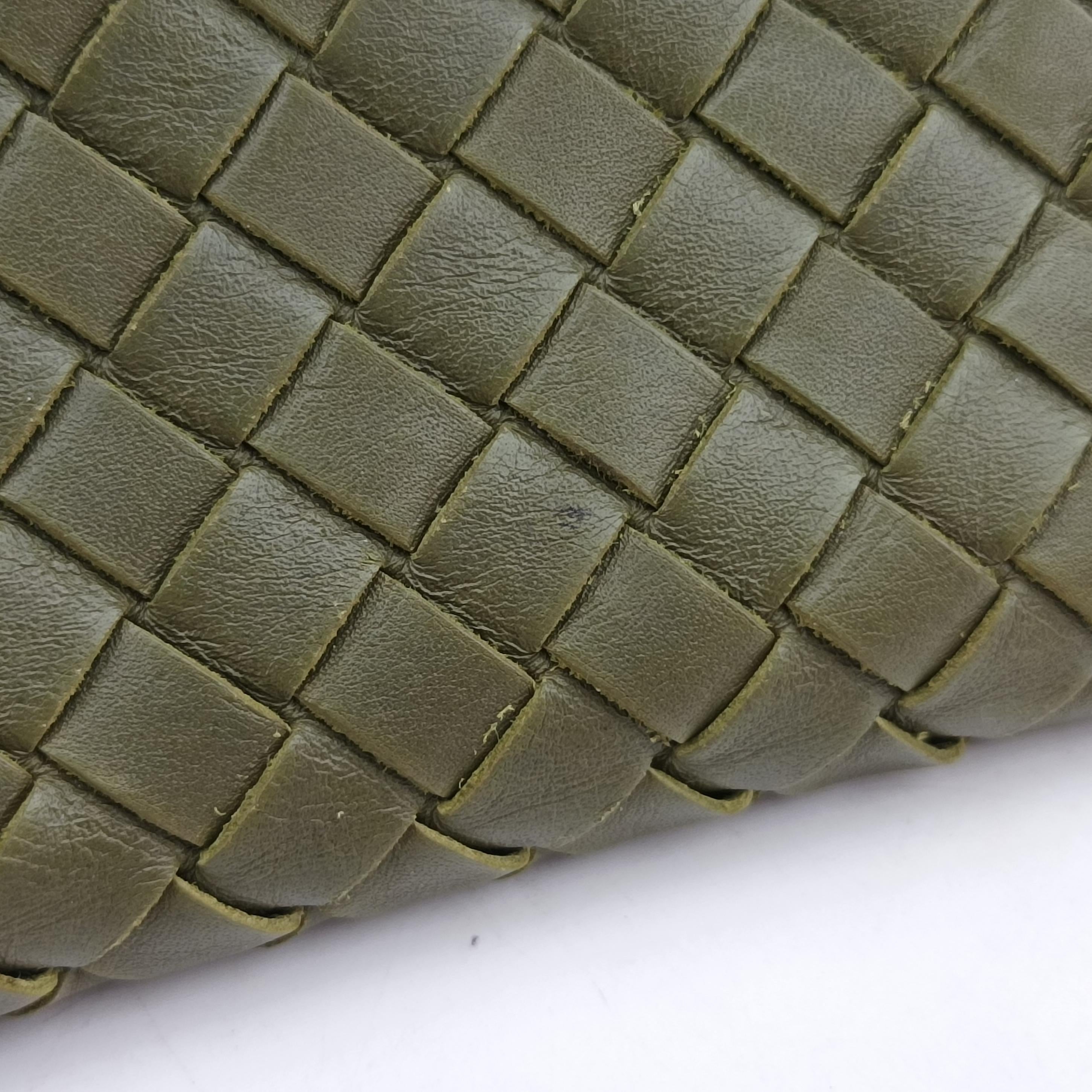 Intrecciato Green lambskin B03227458Cイントレチャート グリーン ラムスキン B03227458C