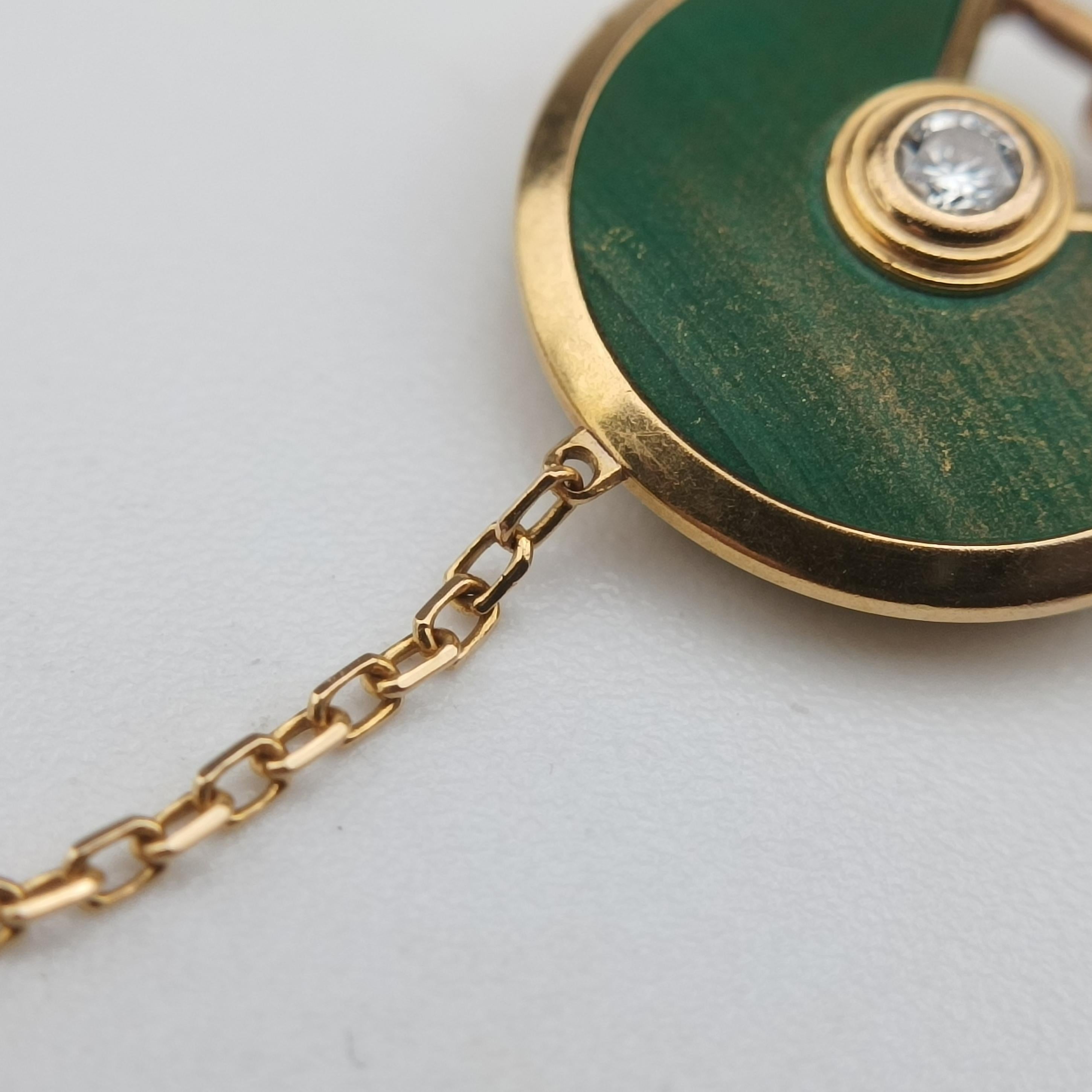 Amulette de Cartier Green×golden AU750 B6047115 CHN750アミュレット ドゥ カルティエ グリーン×ゴールド AU750 B6047115 CHN750