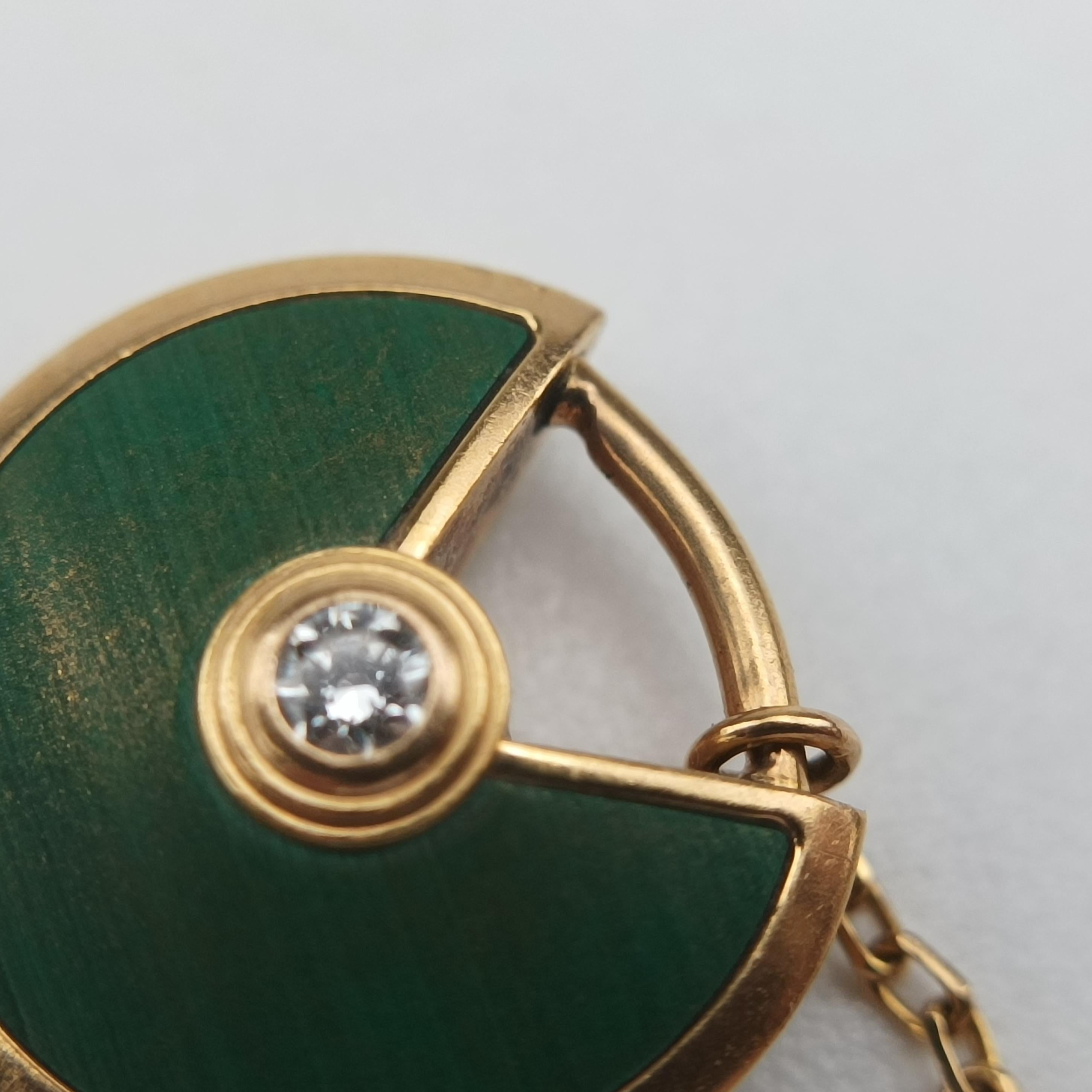 Amulette de Cartier Green×golden AU750 B6047115 CHN750アミュレット ドゥ カルティエ グリーン×ゴールド AU750 B6047115 CHN750