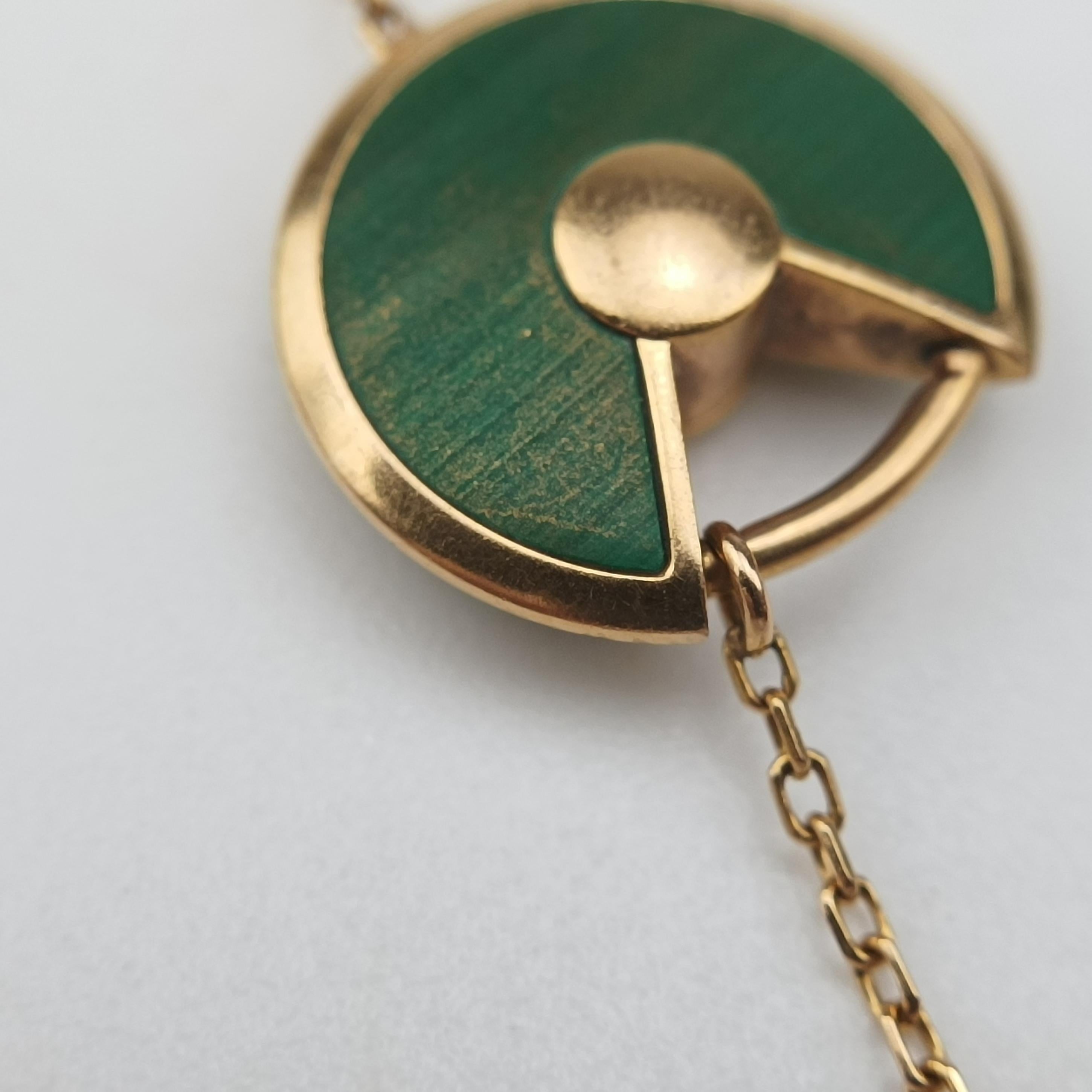 Amulette de Cartier Green×golden AU750 B6047115 CHN750アミュレット ドゥ カルティエ グリーン×ゴールド AU750 B6047115 CHN750