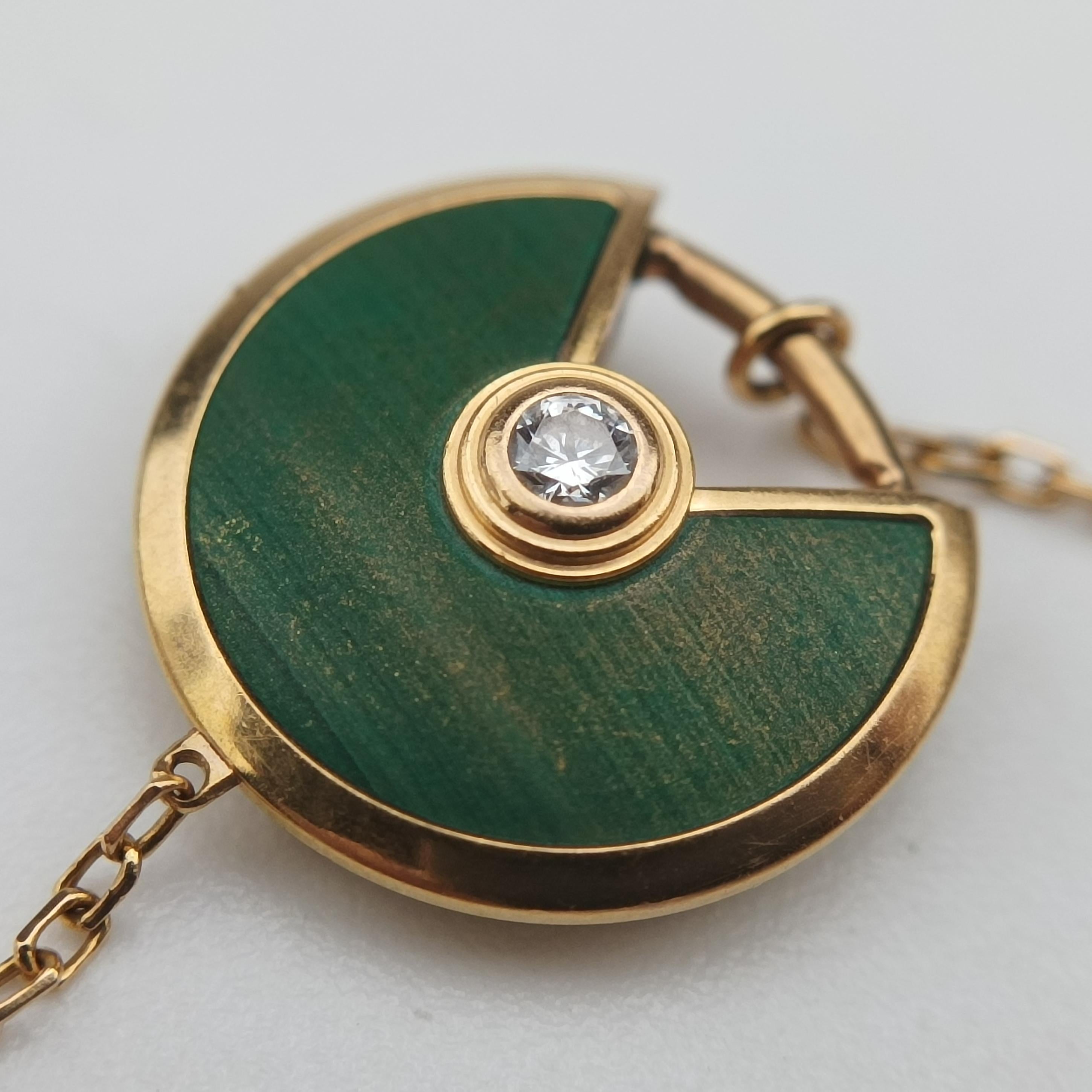 Amulette de Cartier Green×golden AU750 B6047115 CHN750アミュレット ドゥ カルティエ グリーン×ゴールド AU750 B6047115 CHN750