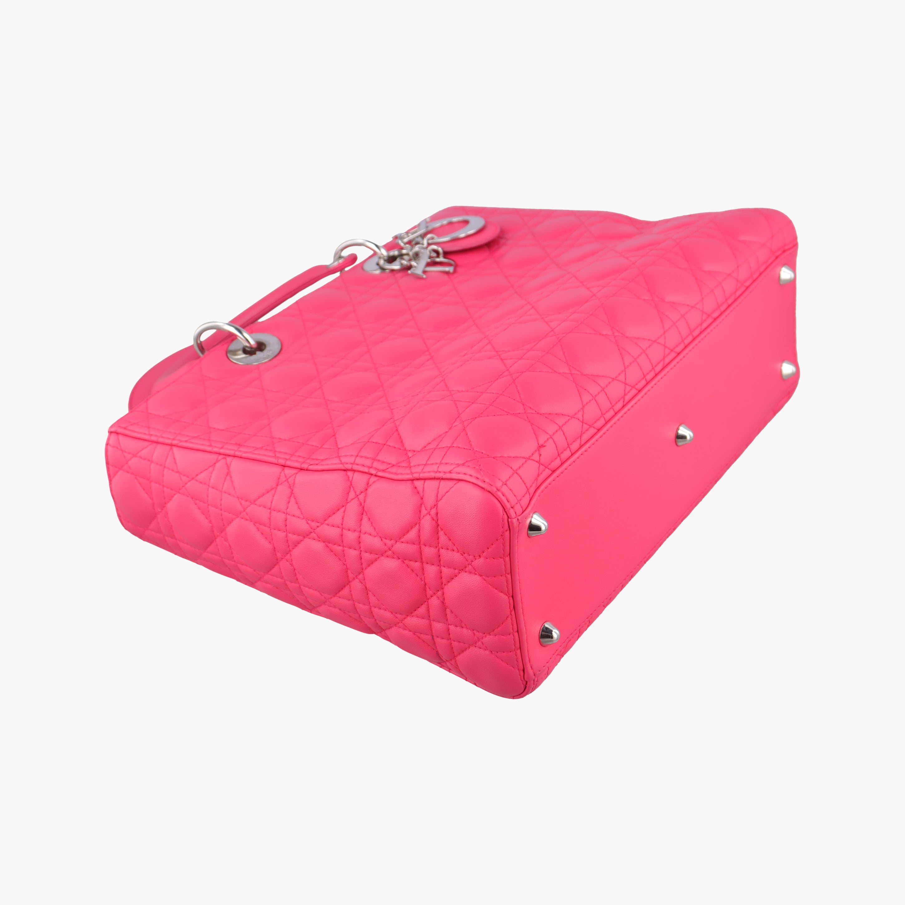 Lady Dior Rose lambskin 18-MA-1113レディディオール ローズ レッド ラムスキン 18-MA-1113